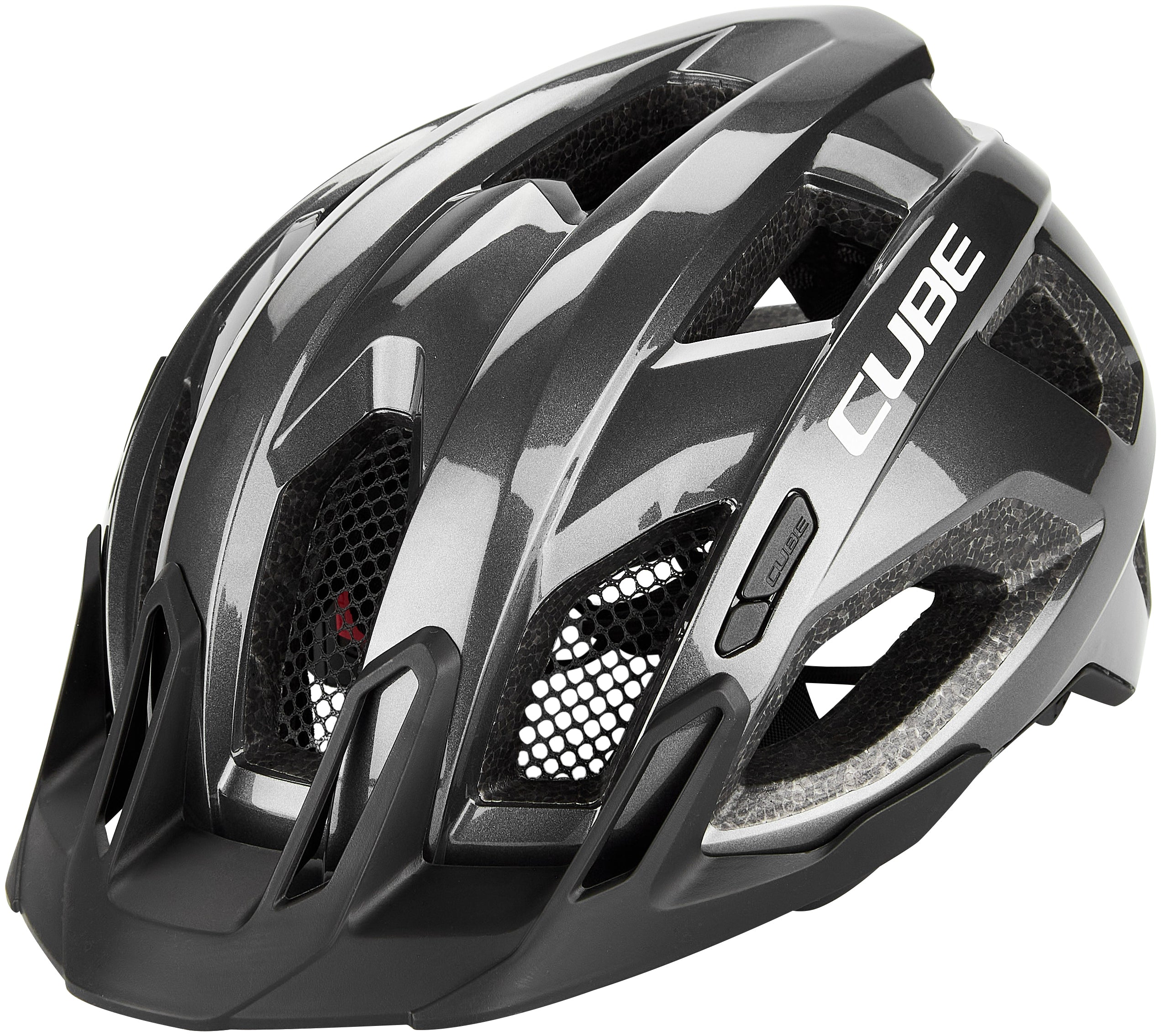 CUBE Helm QUEST glossy iridium black