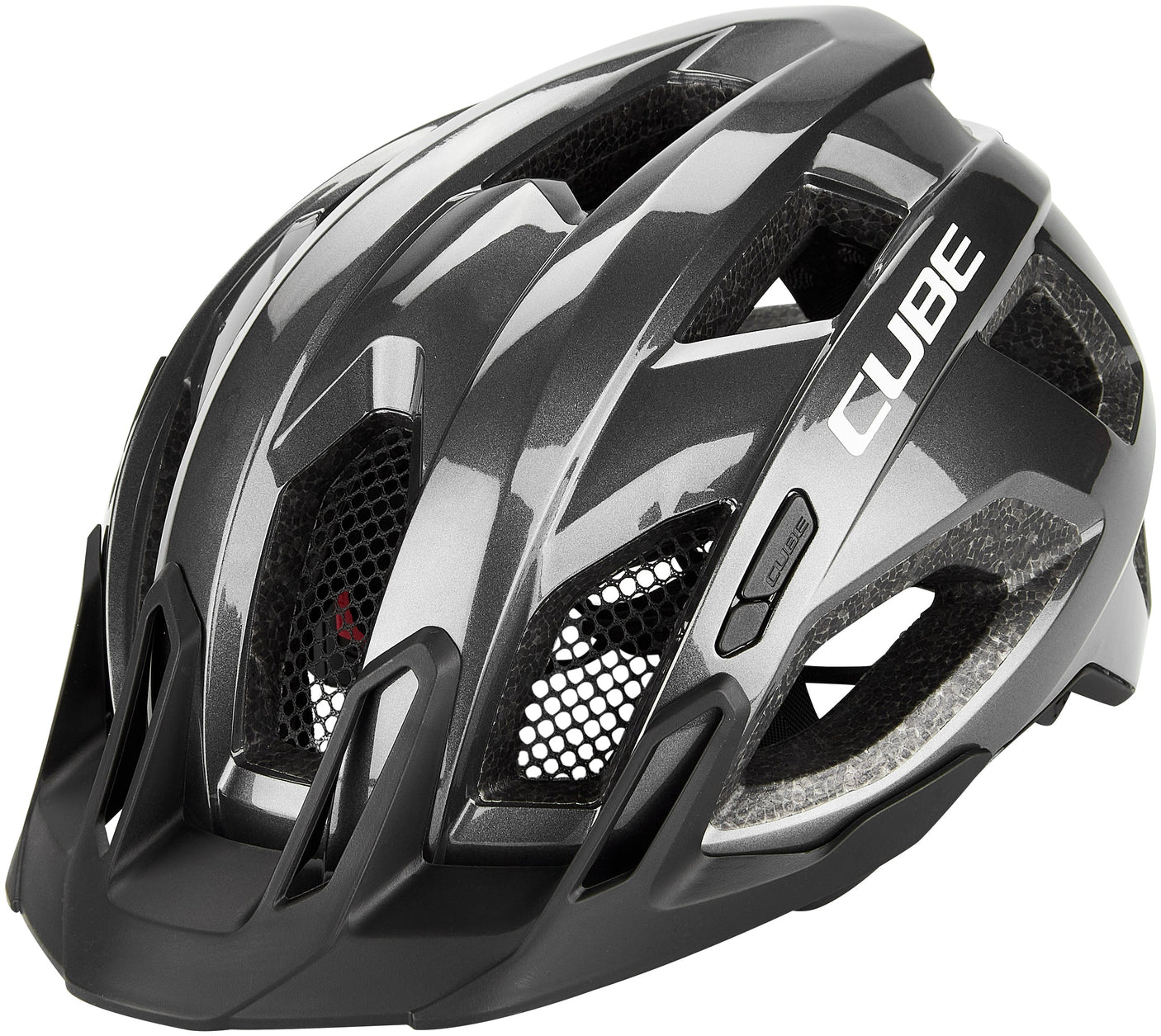 CUBE Helm QUEST glossy iridium black