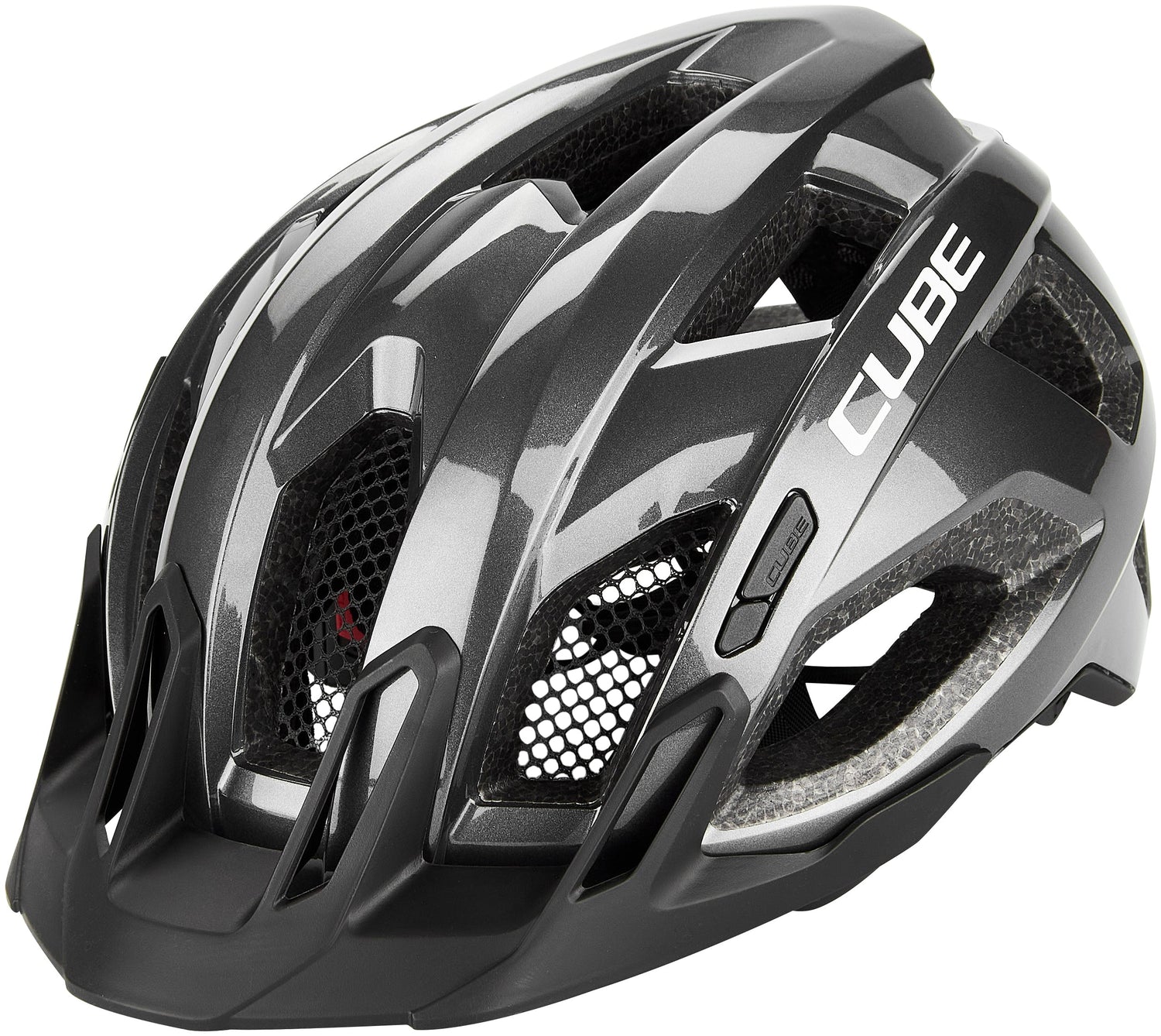 CUBE Helm QUEST glossy iridium black