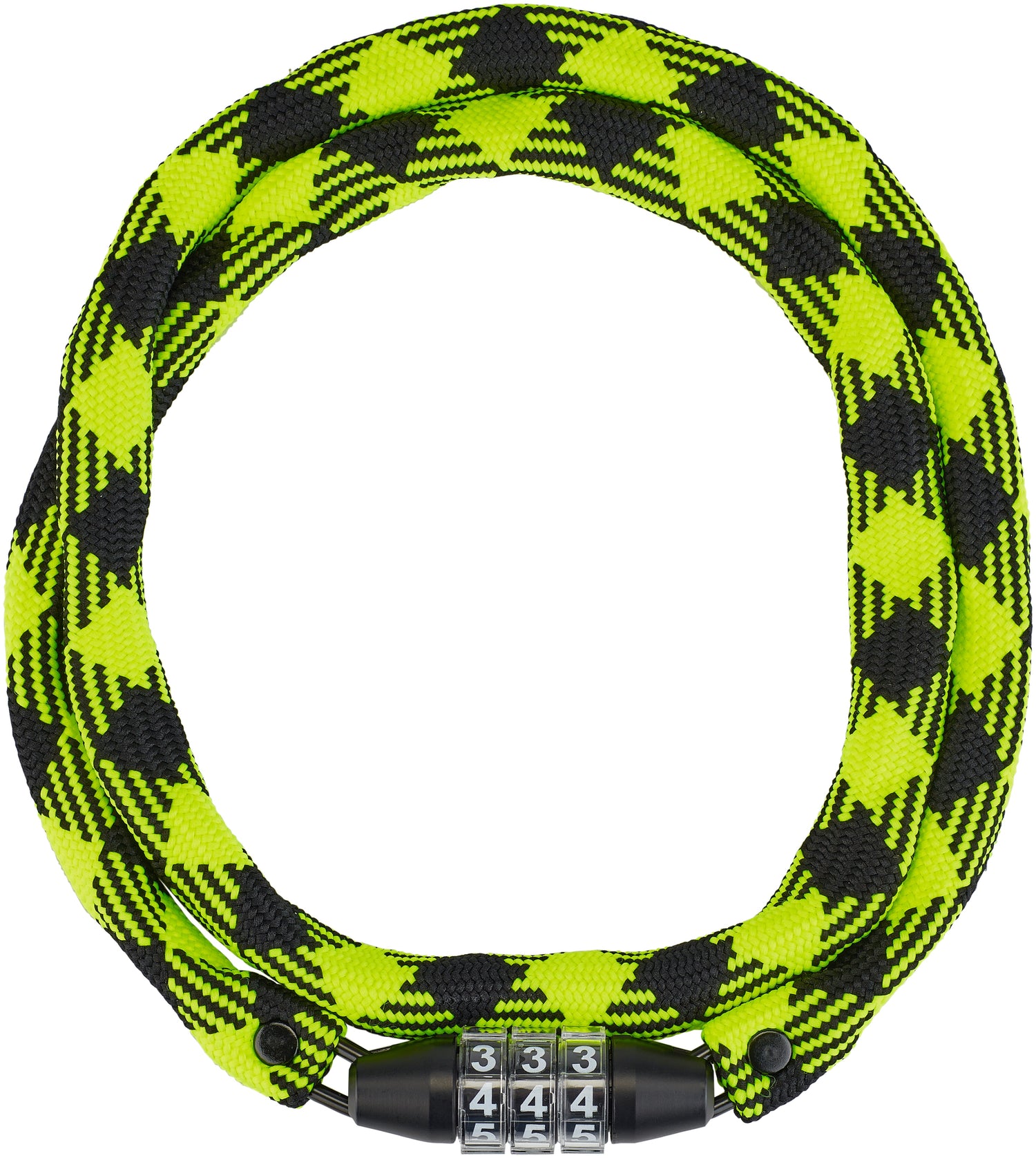 RFR Zahlenkettenschloss Style CMPT neon yellow´n´black