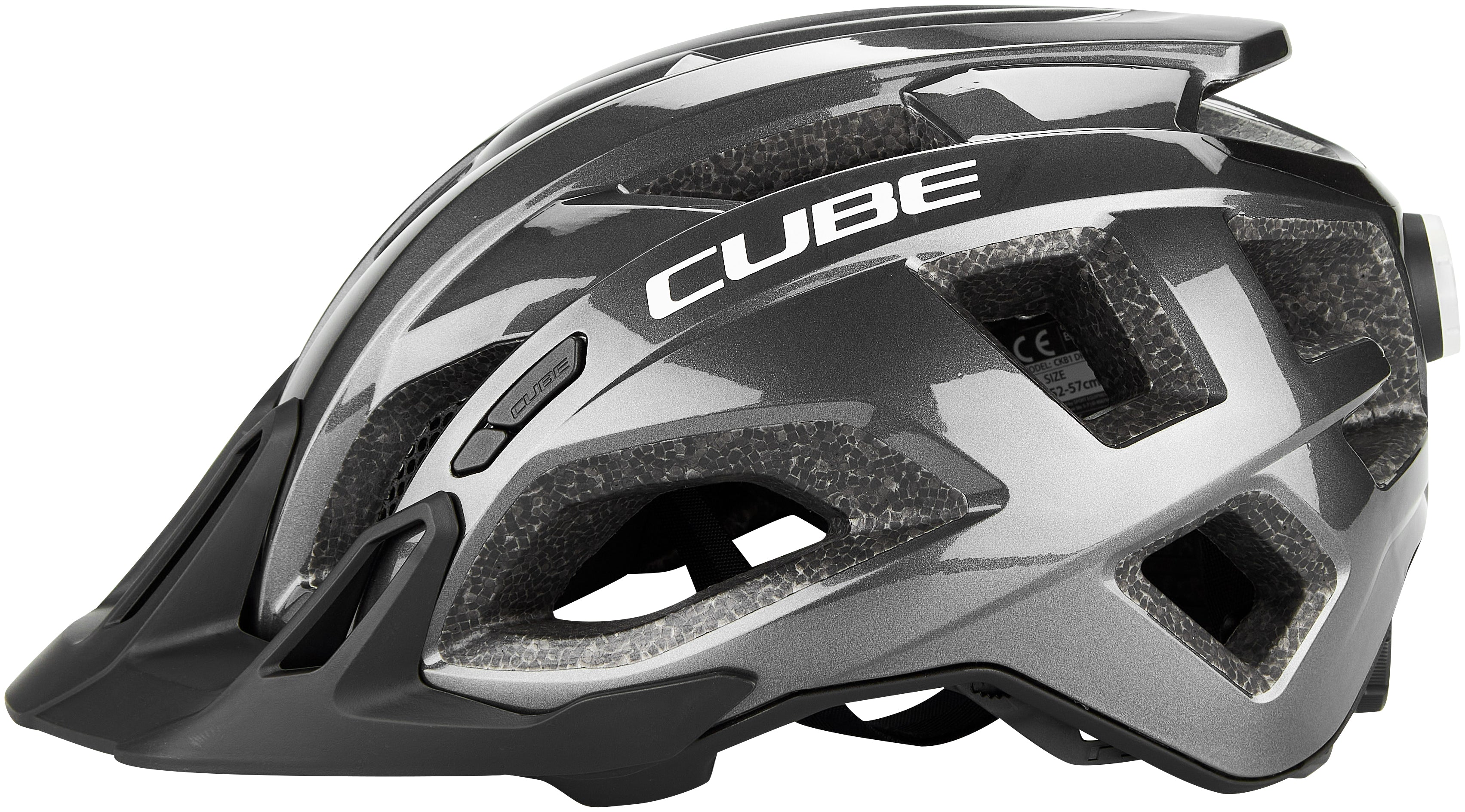 CUBE Helm QUEST glossy iridium black