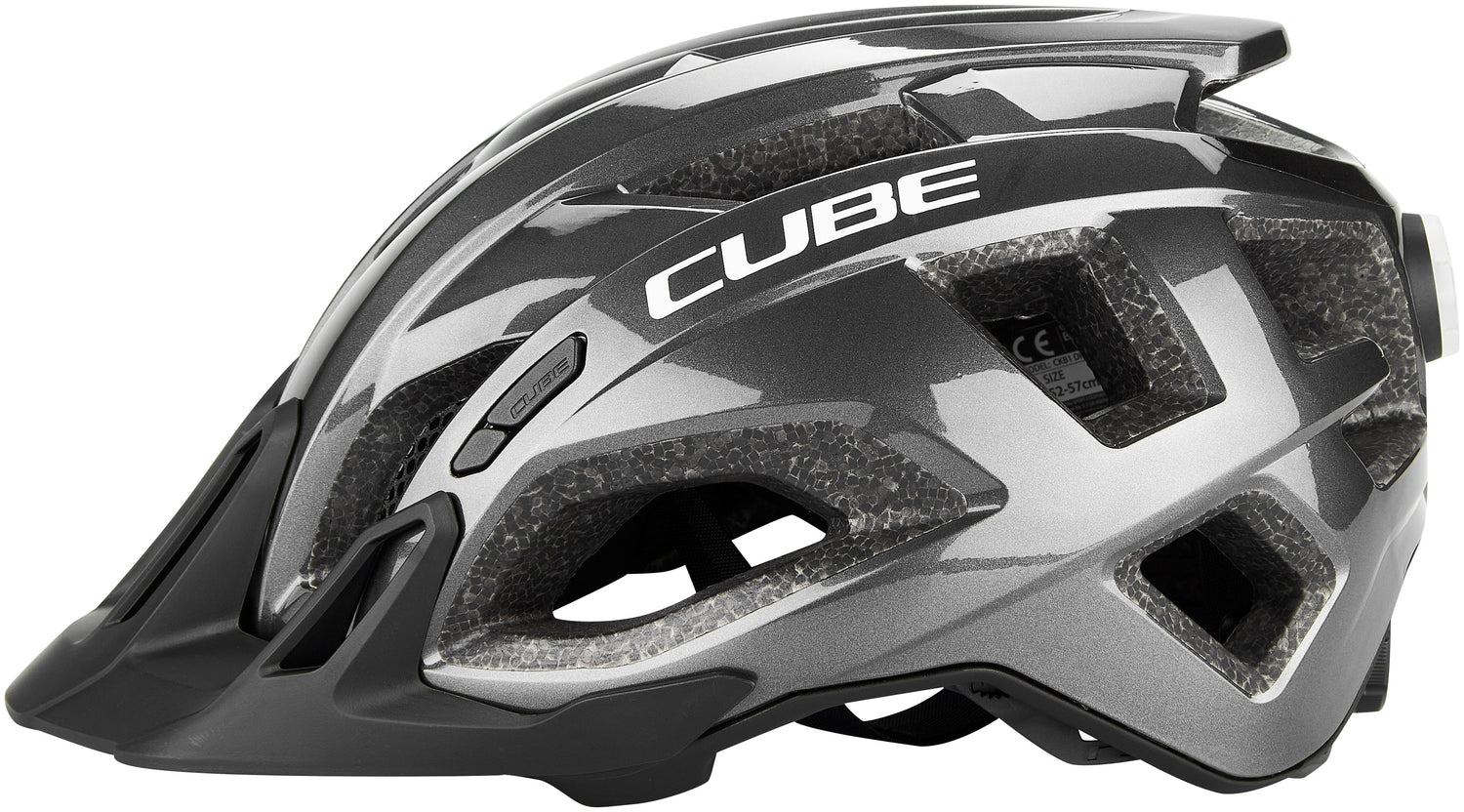 CUBE Helm QUEST glossy iridium black