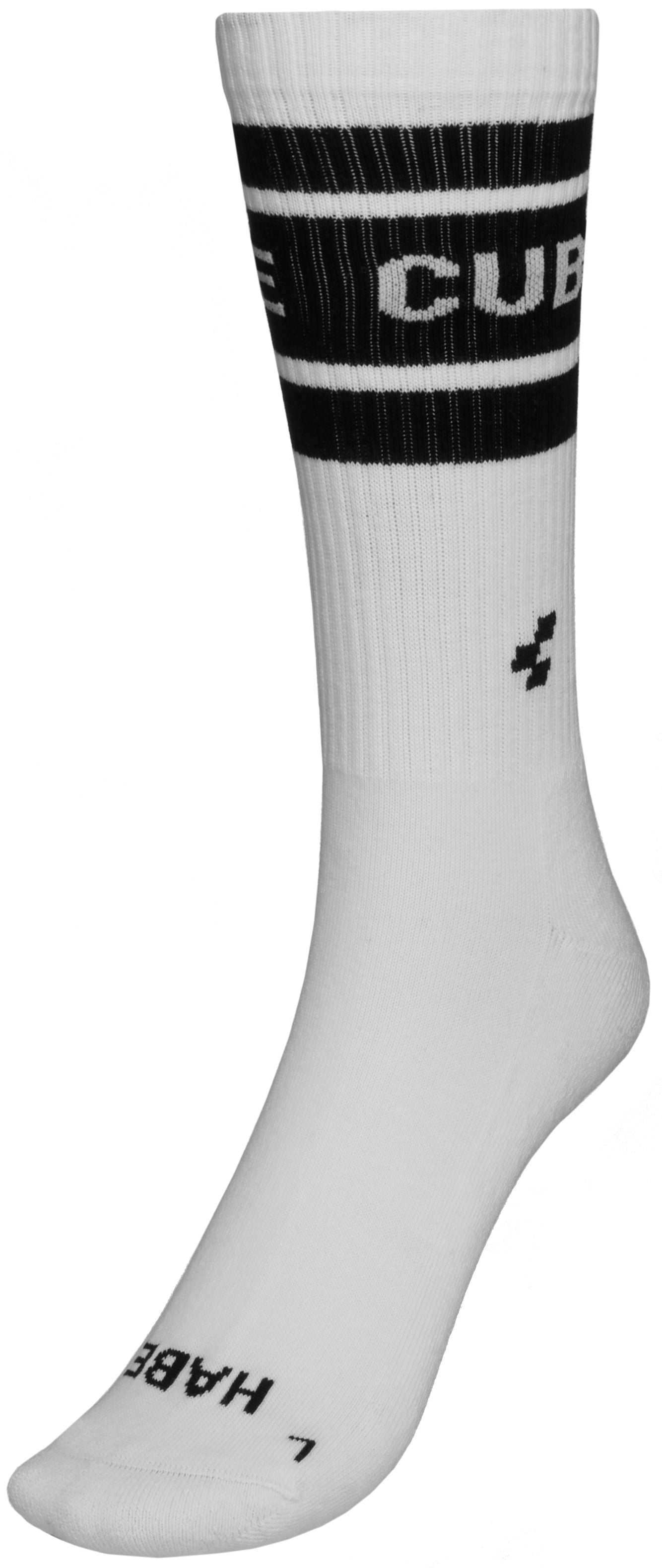 CUBE Socke After Race High Cut white´n´black