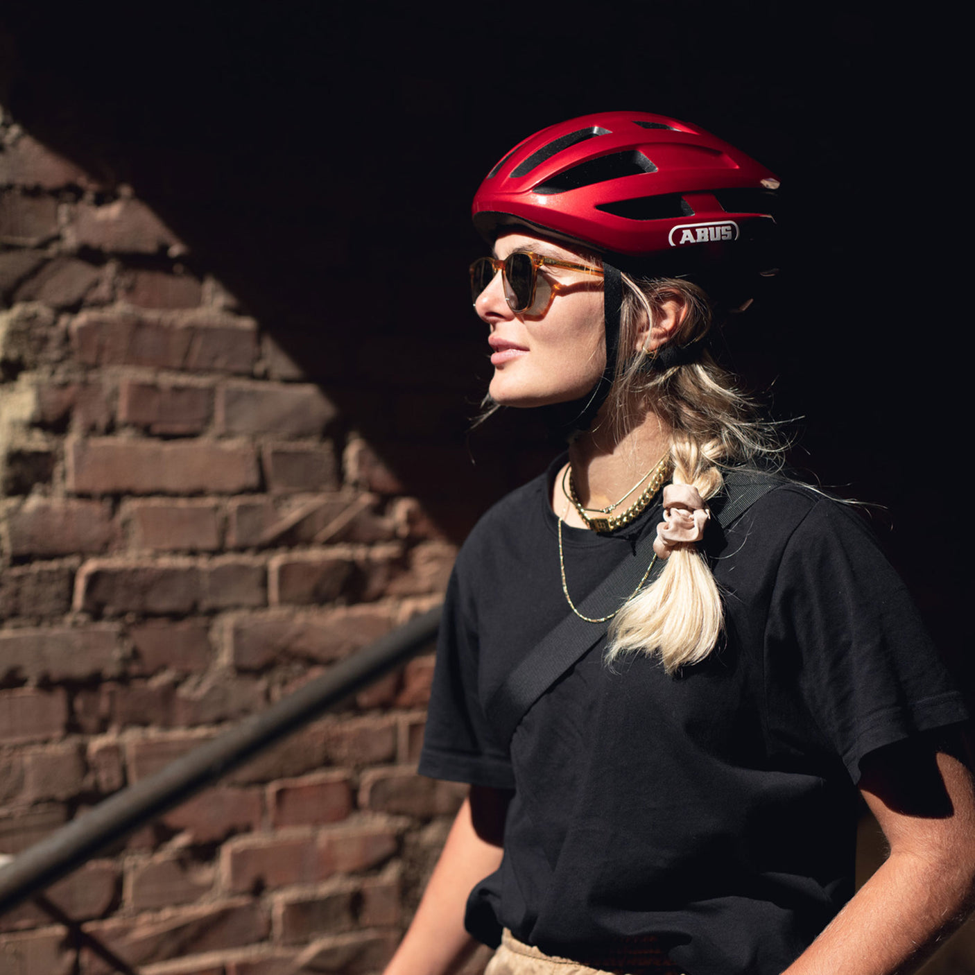 Abus PowerDome flip flop purple