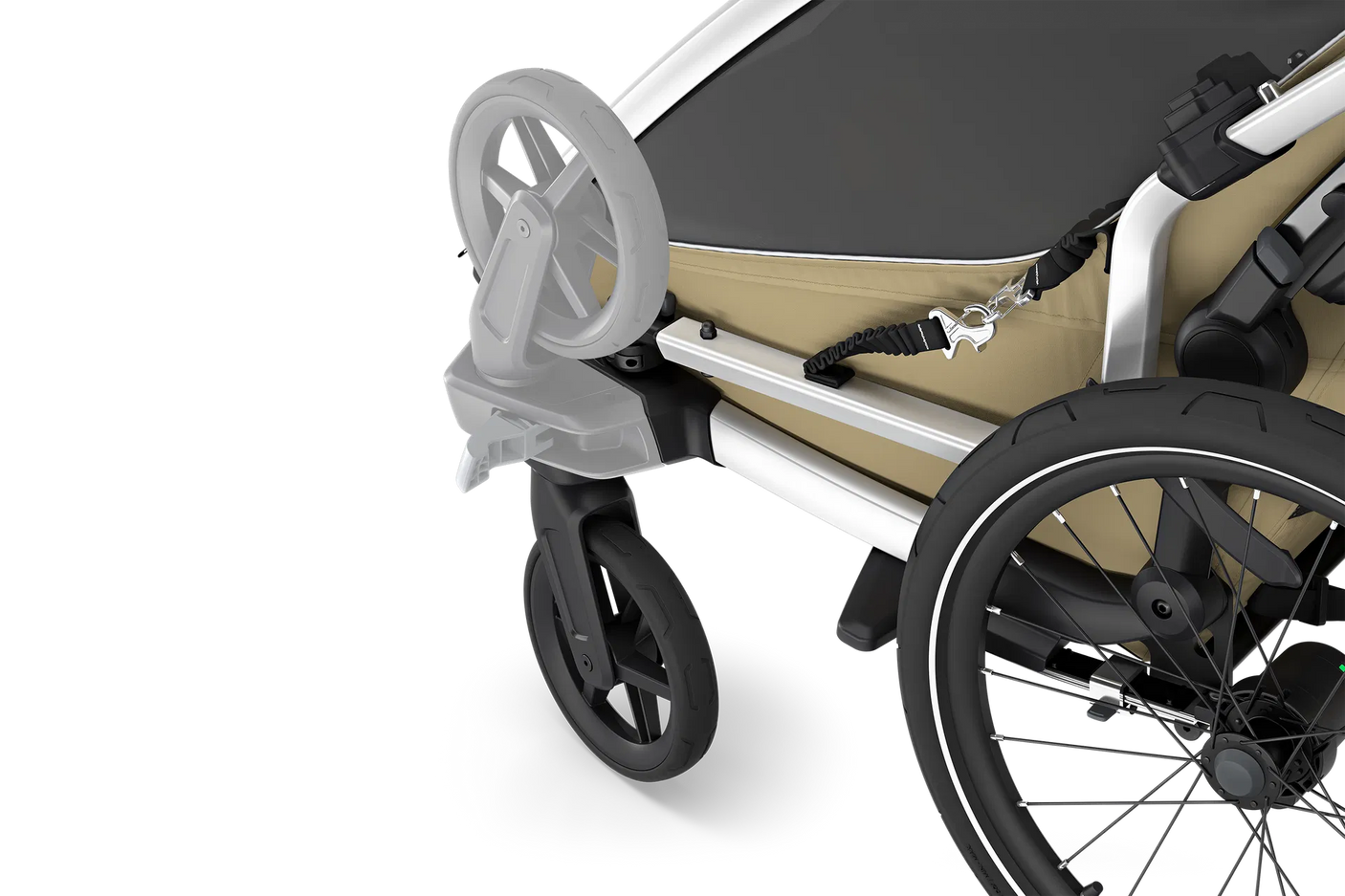 Thule Chariot Cross 2 Single Kinderanhänger faded khaki