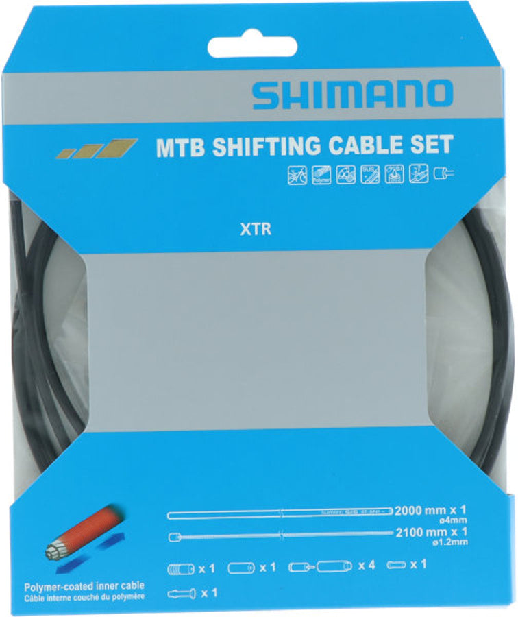 Shimano MTB XTR Schaltzugset 2000mm schwarz