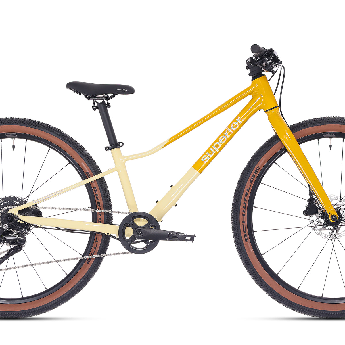 flyke kinderfahrrad Superior F.L.Y. (2026) | 24 Zoll Kinderfahrrad | Gloss Yellow