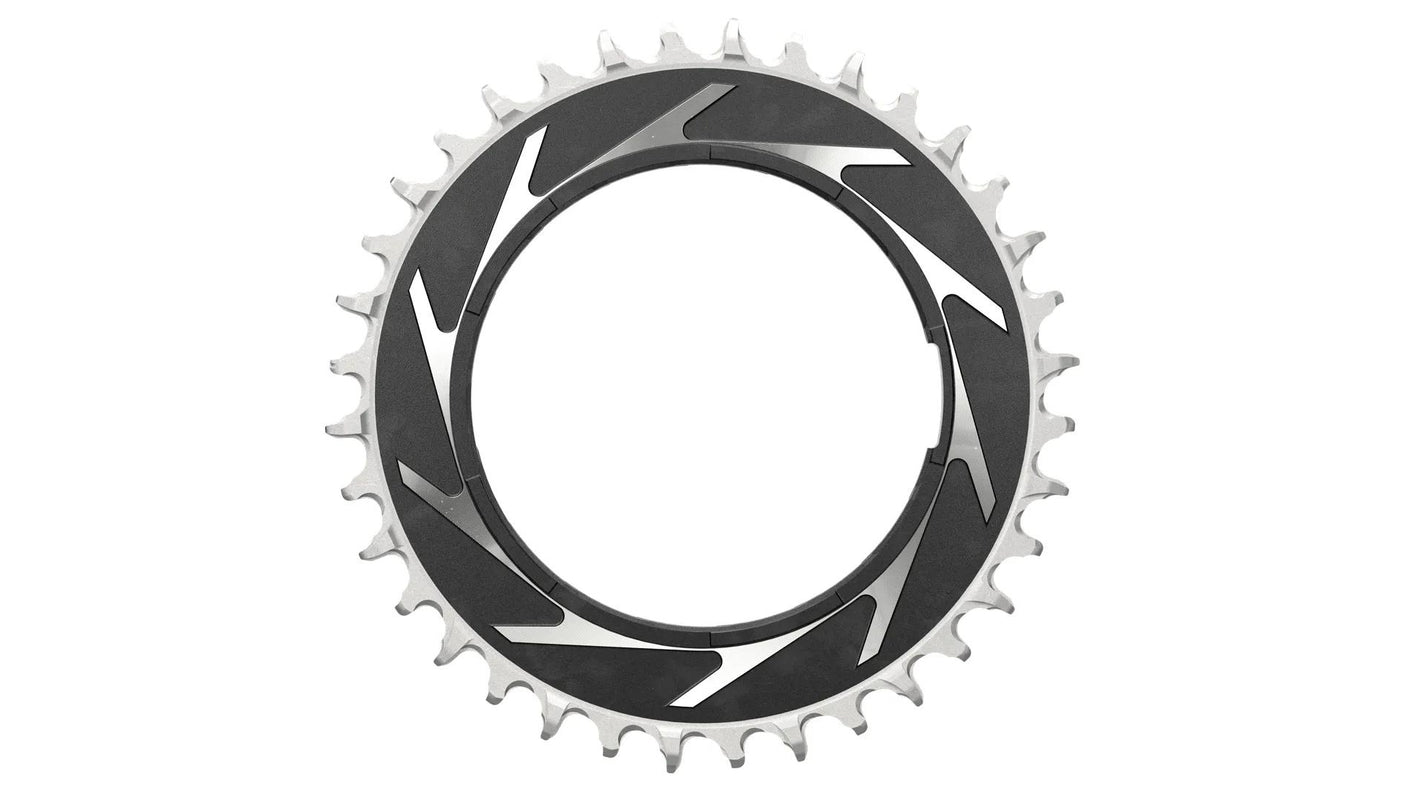 SRAM Eagle T-Type Powermeter Kettenblatt 36Z 12-fach 3mm Offset schwarz/silber