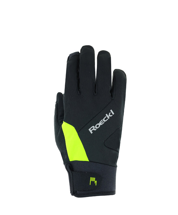 Roeckl Reichenthal 2 Jr. Handschuhe Junior black/fluo yellow