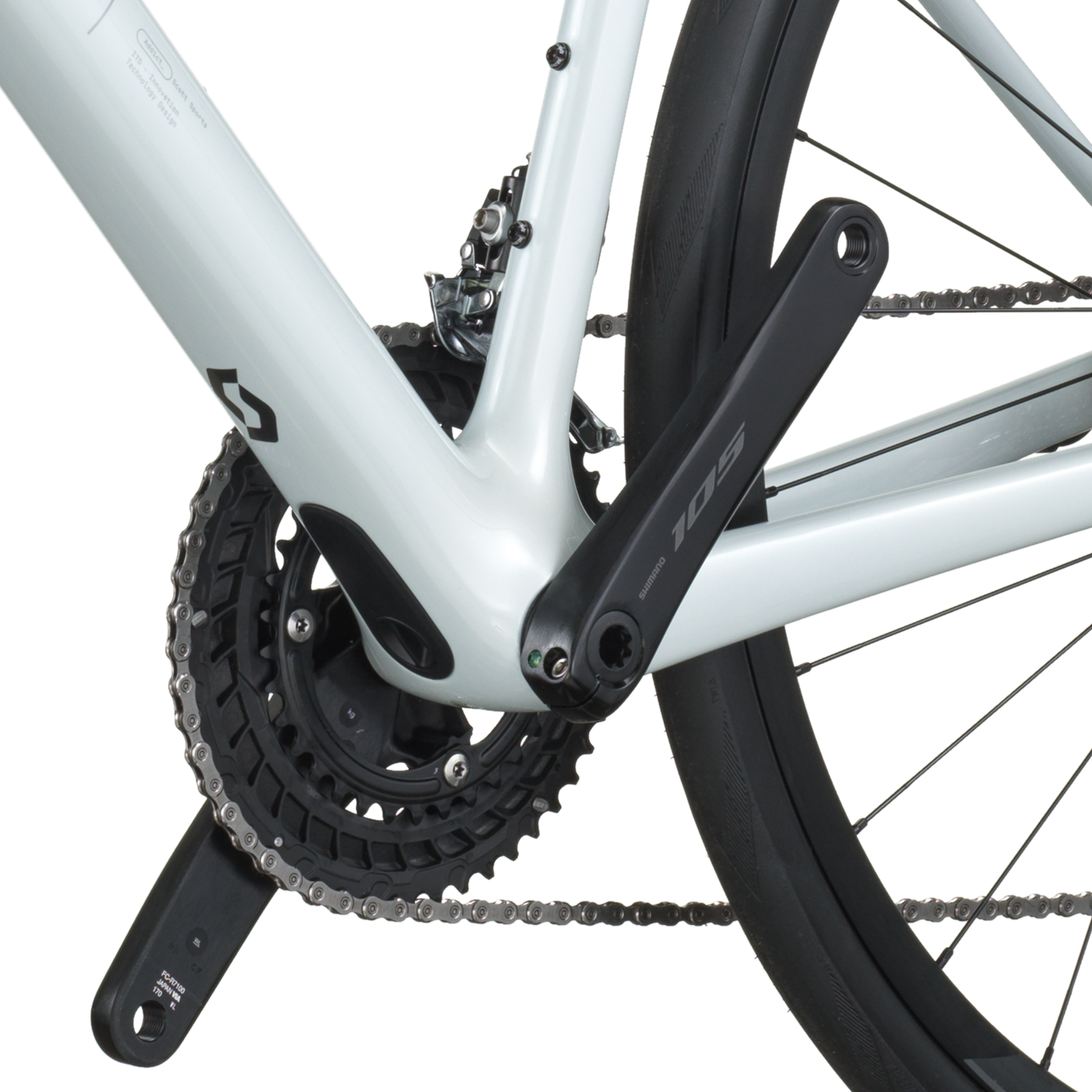 Scott Addict 50 cumulus white (2026)