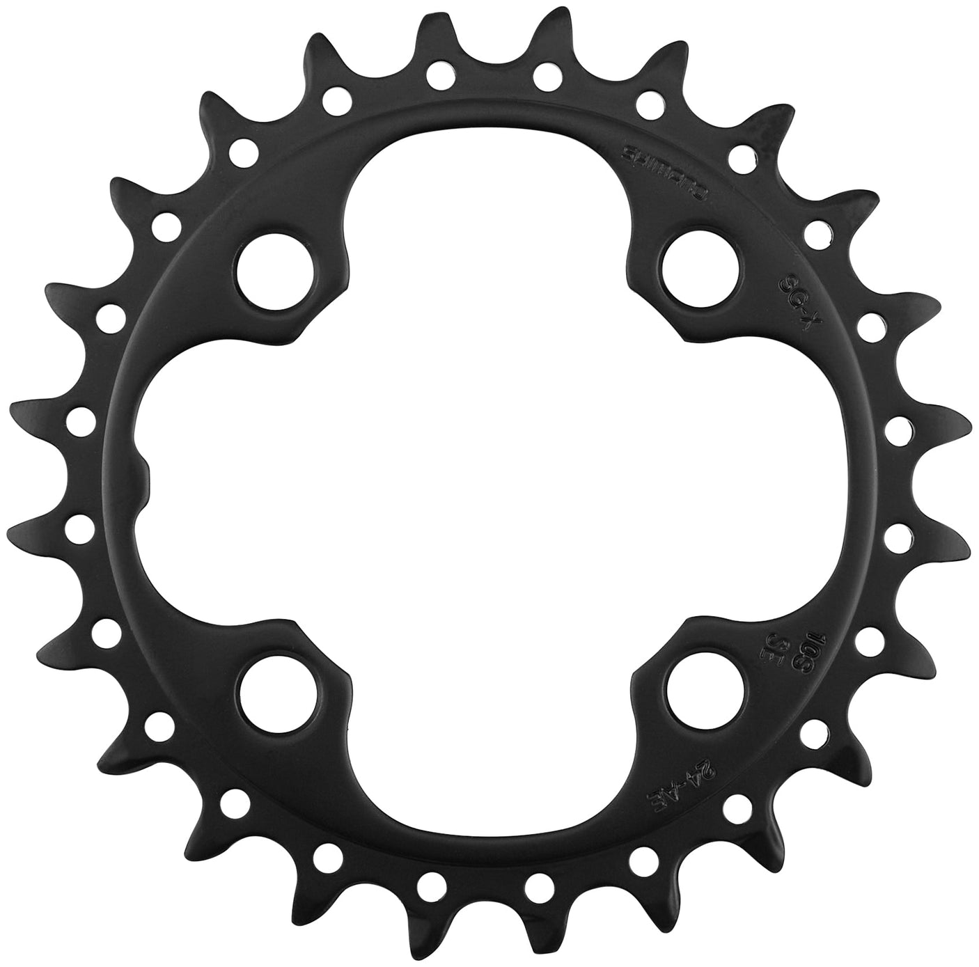 Shimano Deore FC-M522 Kettenblatt 10-fach AE schwarz