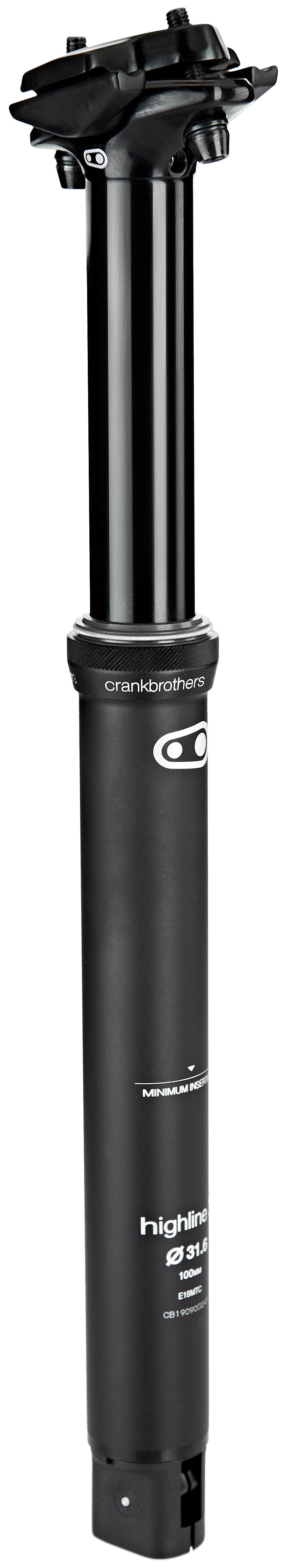 Crankbrothers Highline 3 Teleskop Sattelstütze Ø31,6mm schwarz