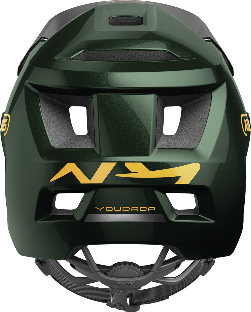 ABUS Youdrop Helm Kids moss grün