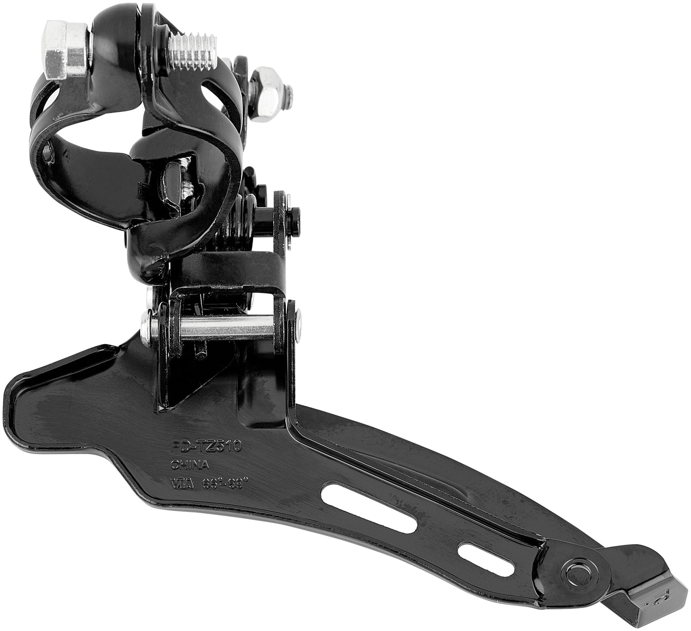 Shimano Tourney TZ FD-TZ510 Umwerfer 3x6/7-fach Down Swing Schelle hoch schwarz