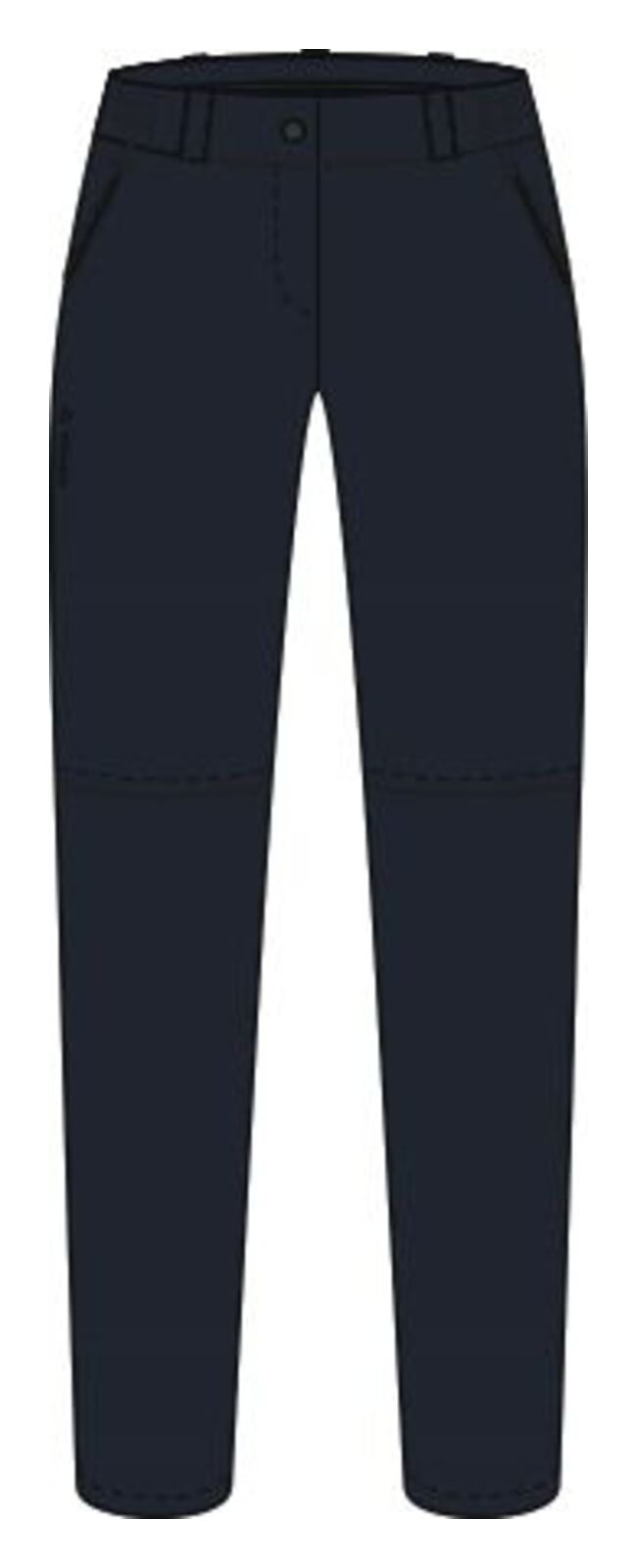 VAUDE Yaras Zip Off Pants Damen schwarz