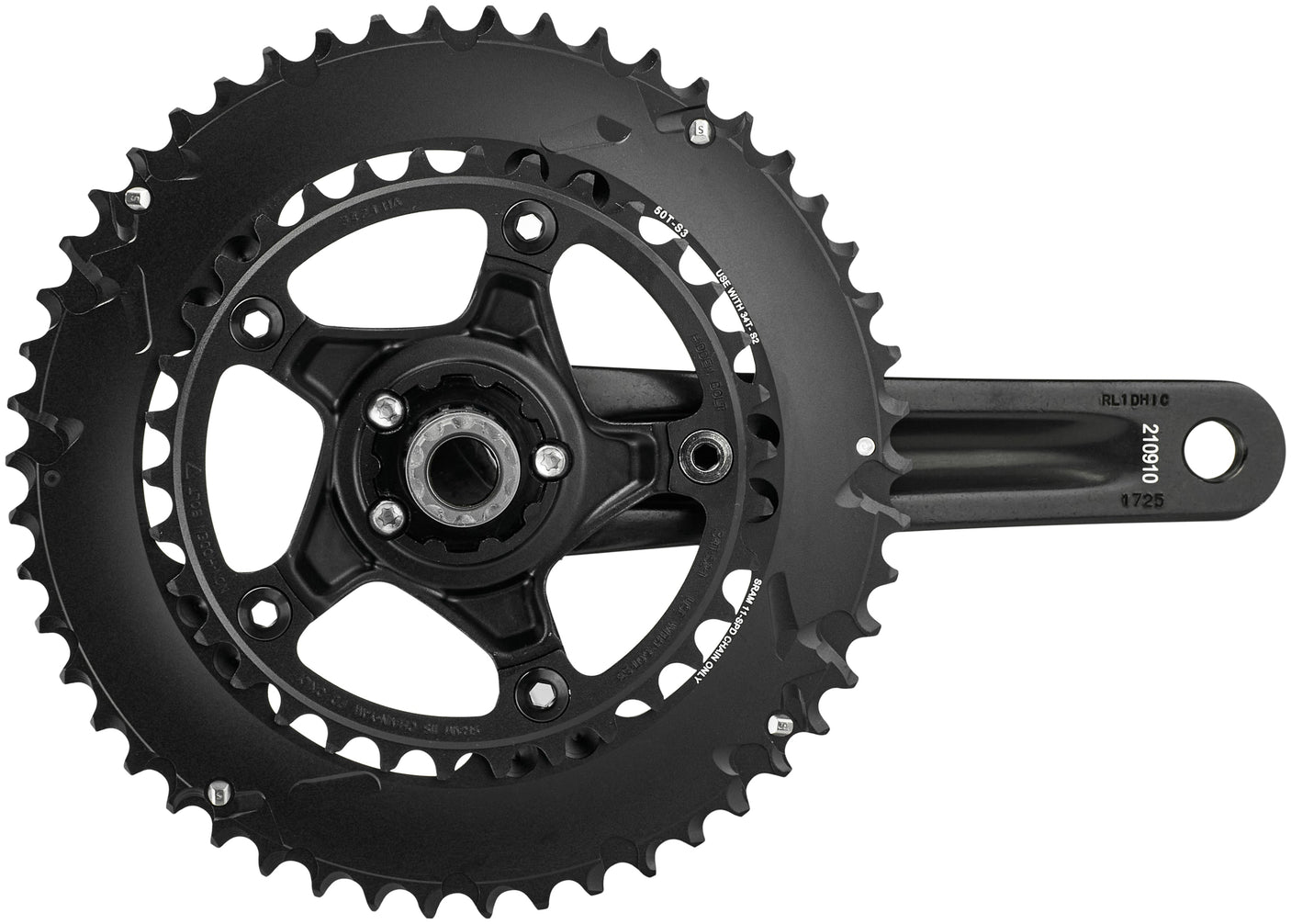 SRAM Rival 22 Kurbelgarnitur 50/34 GXP 11-fach schwarz