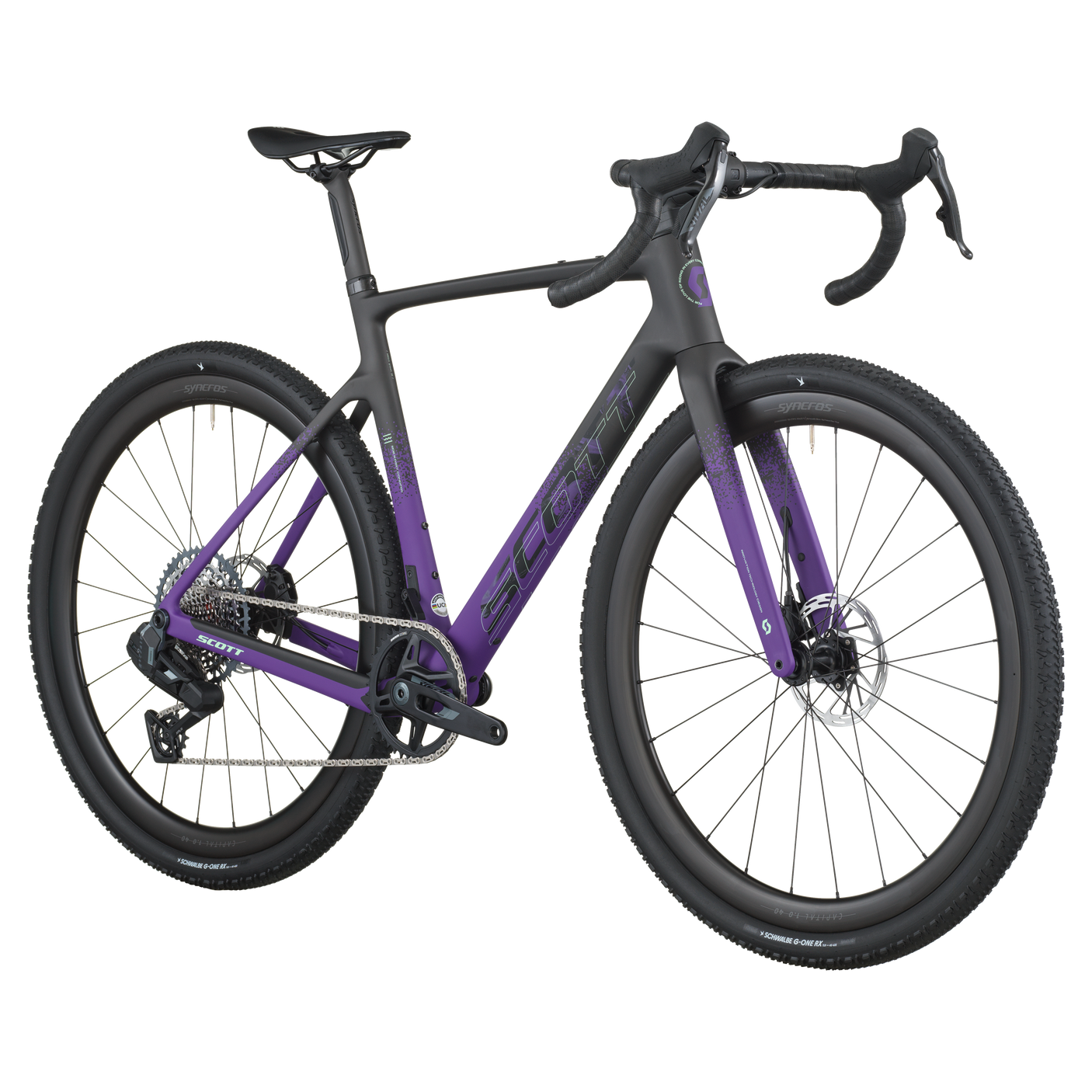 Scott Addict Gravel 20 carbon black/indigo purple (2026)