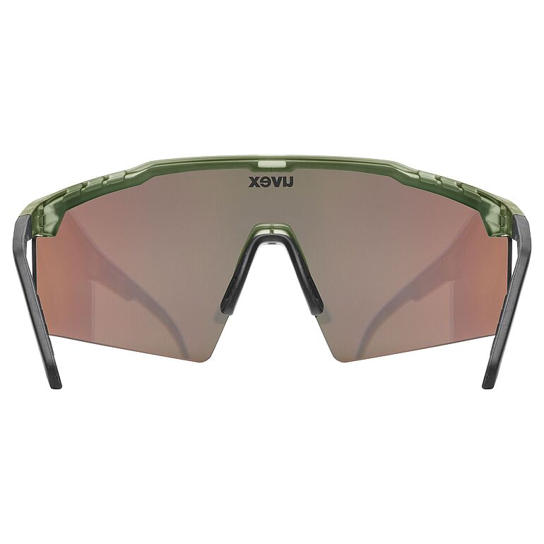 uvex Flowline olive matt/mirror gold