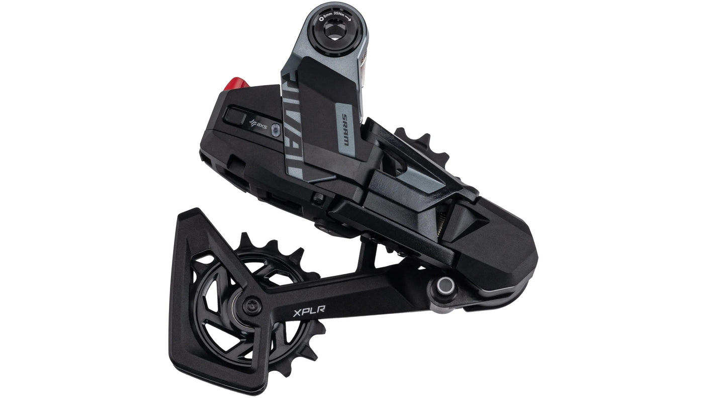 SRAM Rival AXS XPLR E1 Schaltwerk Anlöt ohne Batterie 13-fach, max 46T schwarz/grau