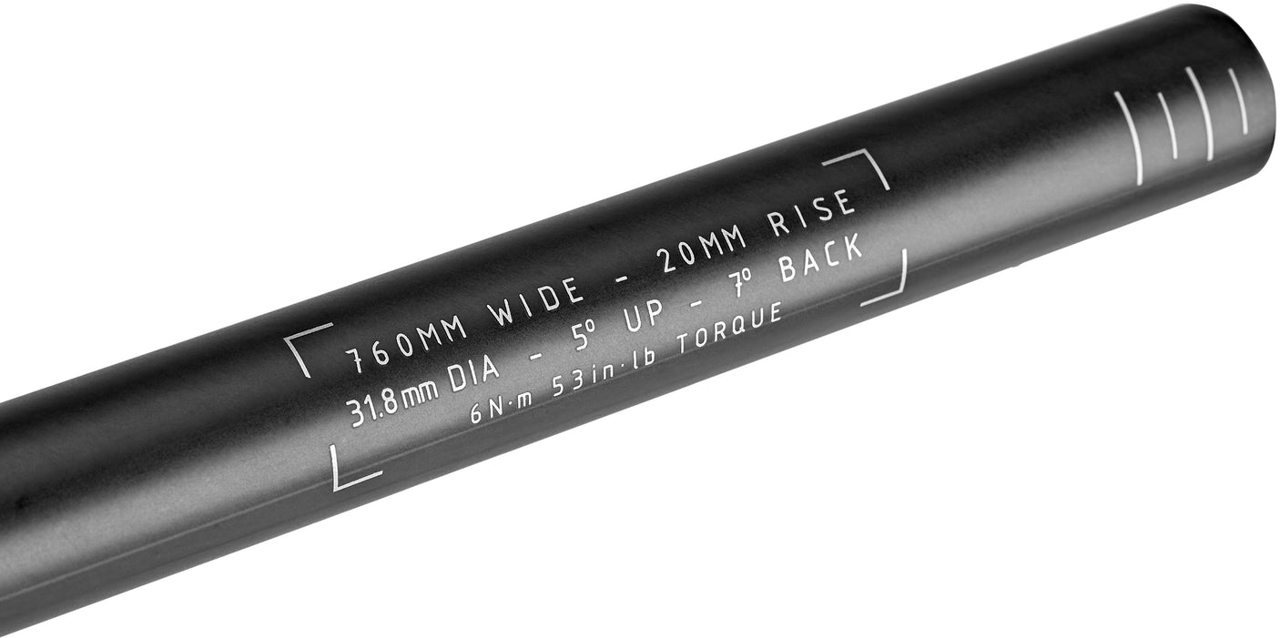 Truvativ Descendant Riser Carbon Lenker Ø31,8mm 20mm schwarz