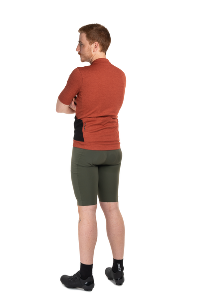 Cube GRAVEL Trikot Full Zip CARGO kurzarm red