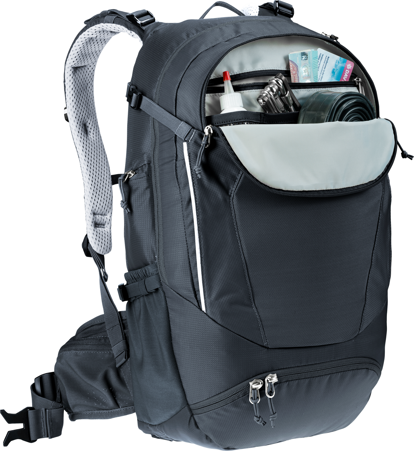 deuter Trans Alpine 24 Fahrradrucksack black