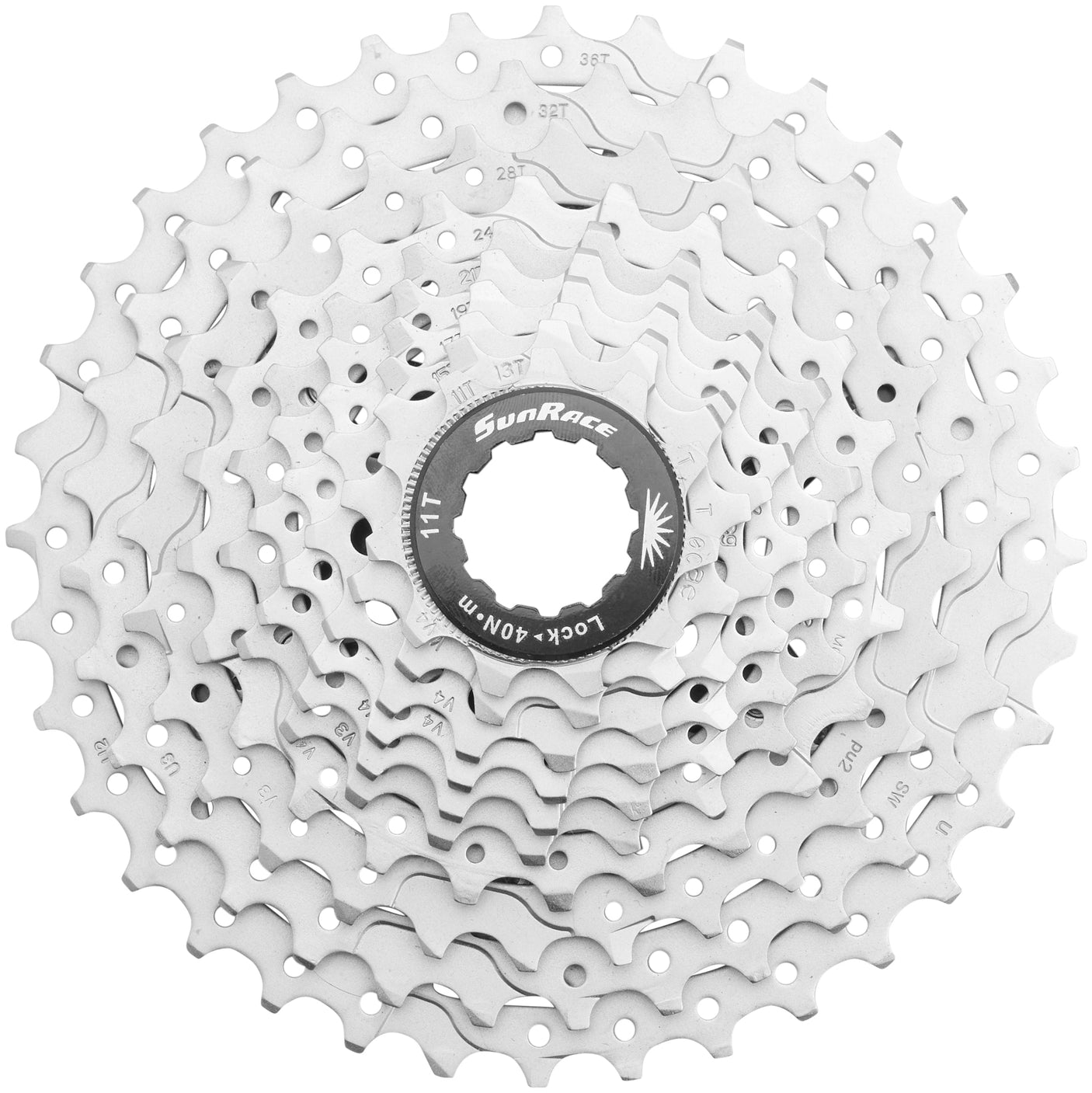 SunRace CSMS1 Kassette 10-fach 11-36Z silber