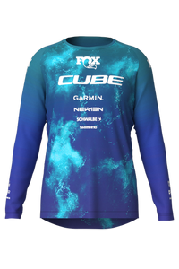 Cube MTB Trikot ROOKIE X Actionteam langarm blue´n´green – aktuelle Variante
