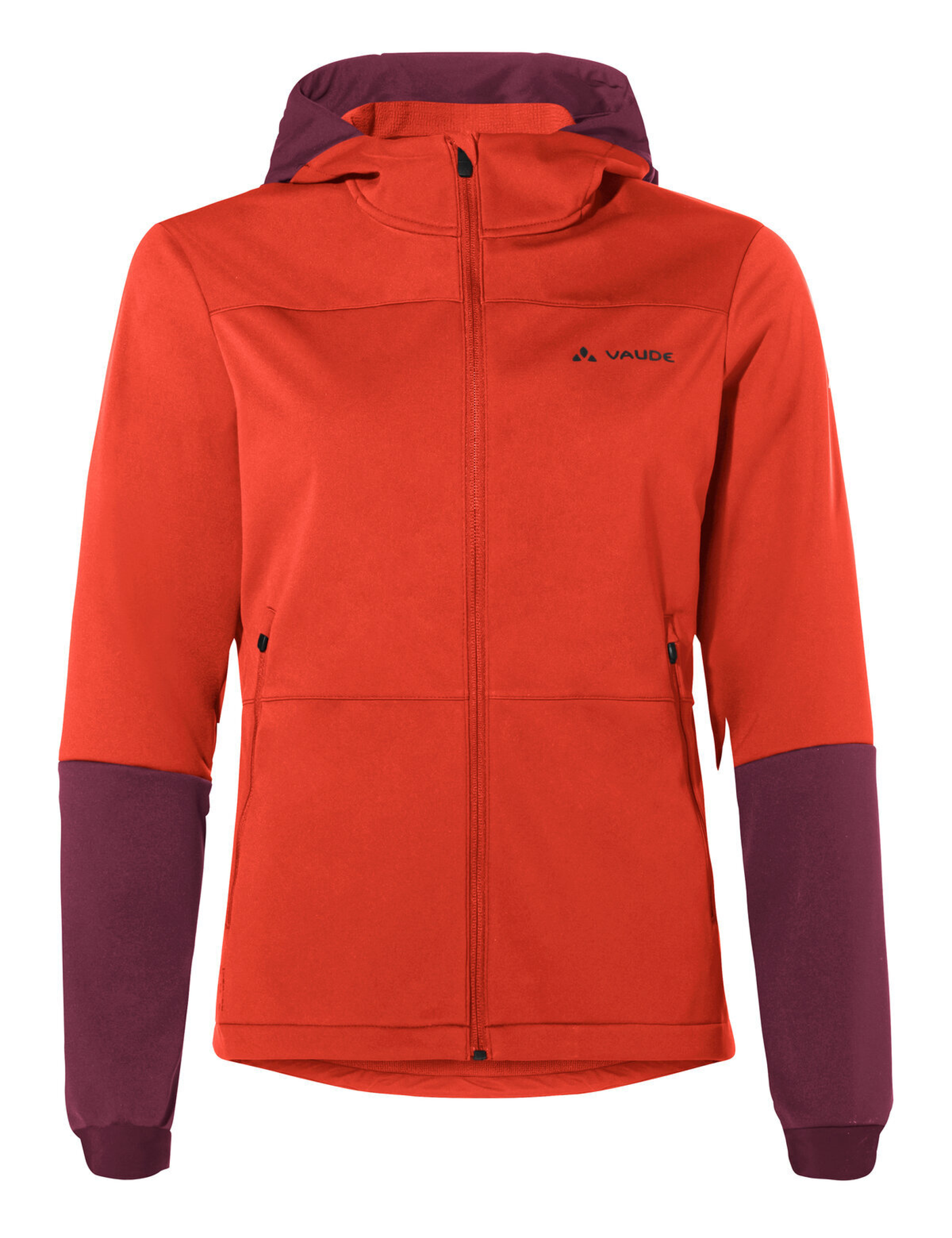 VAUDE Women's Qimsa Hooded Softshell Jacket orange