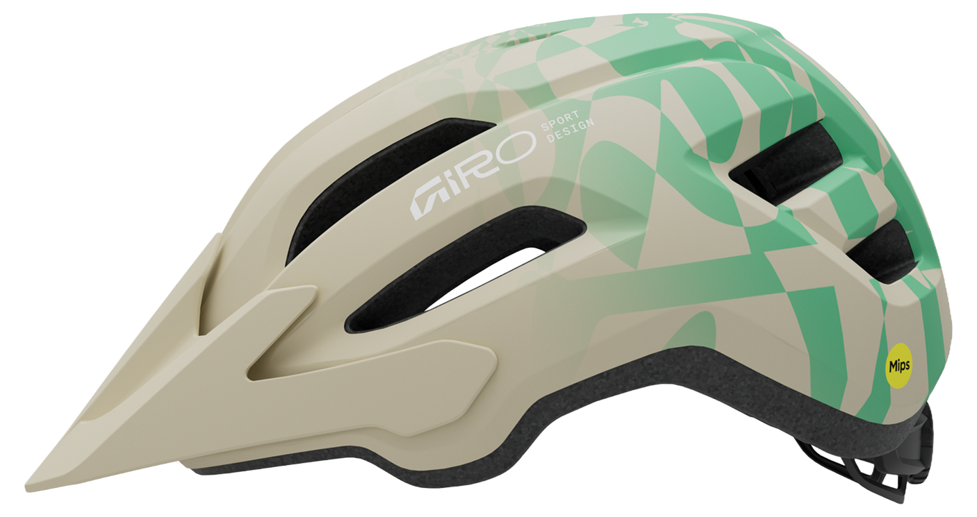 Giro Fixture II MTB-Helm matte stone/green rush