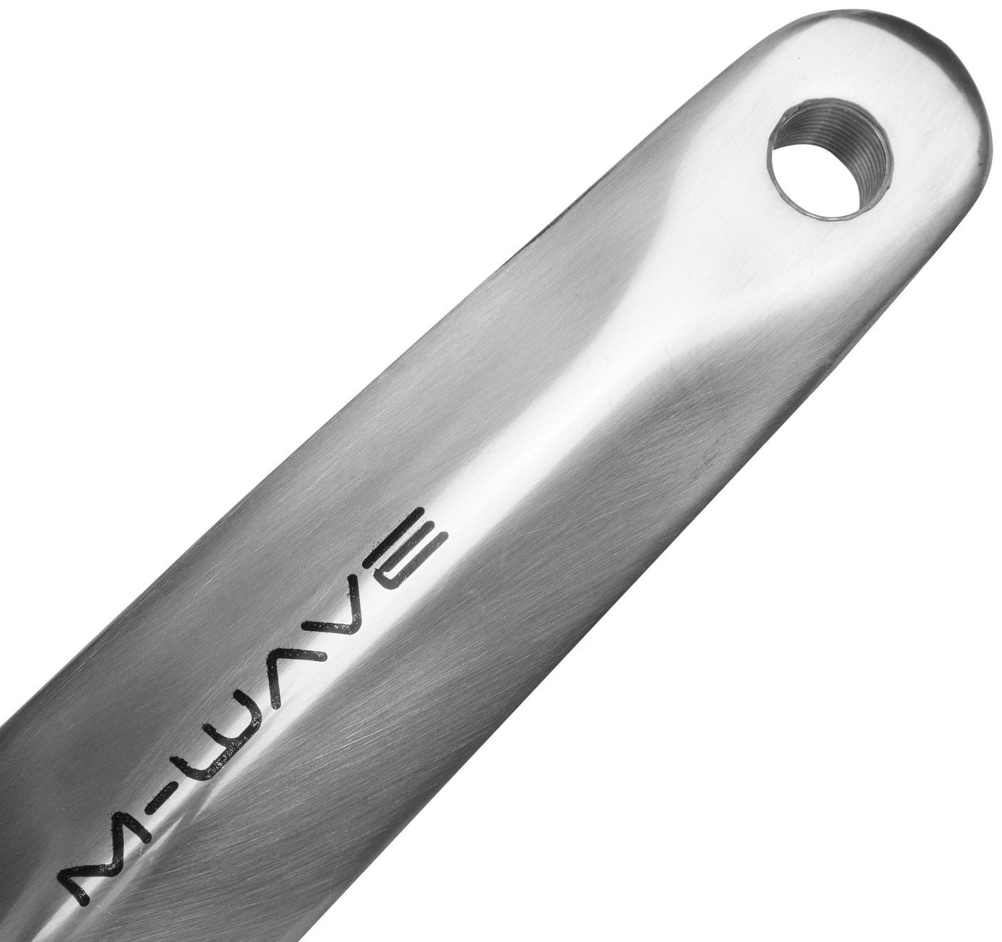 M-Wave Crankset 1fach 38 Zähne Alu/Stahl silber