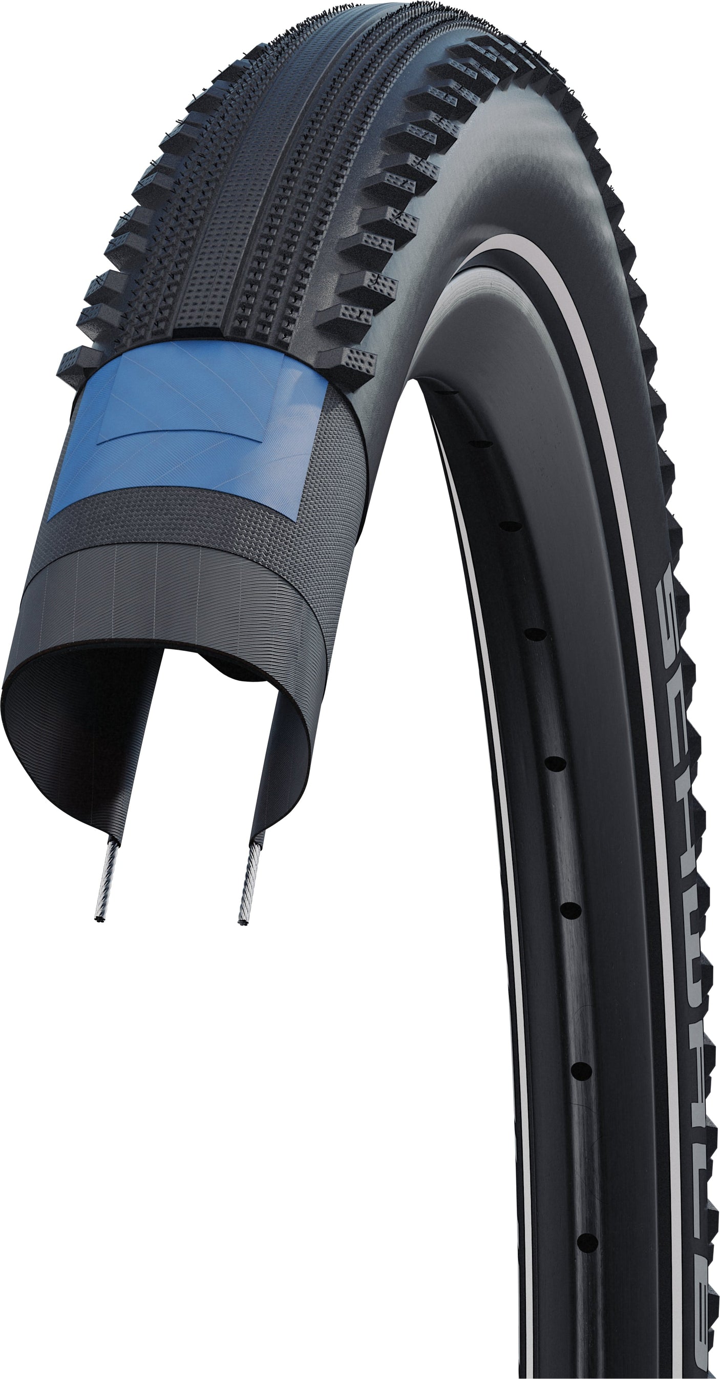Schwalbe Hurricane Performance Drahtreifen 29x2.00" DD RaceGuard E-50 Addix Reflex schwarz