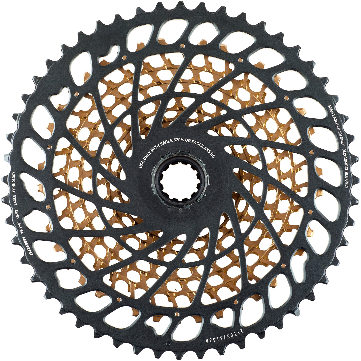 SRAM XG-1299 Eagle Kassette 12-fach braun