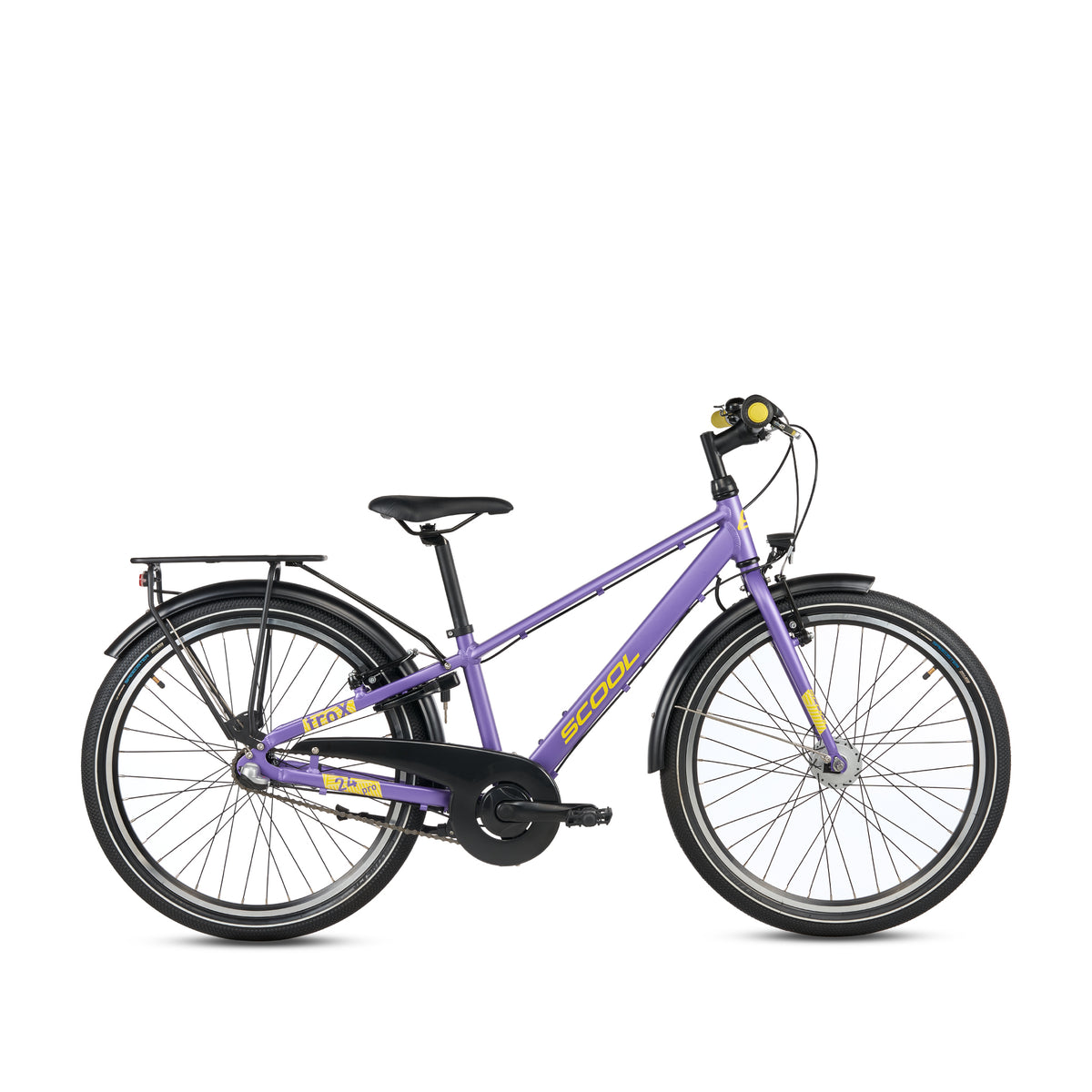 scool fahrrad 24 zoll test S'COOL troX Pro 24-N3 (2026) | 24 Zoll Kinderfahrrad | Pearl Violet/Yellow