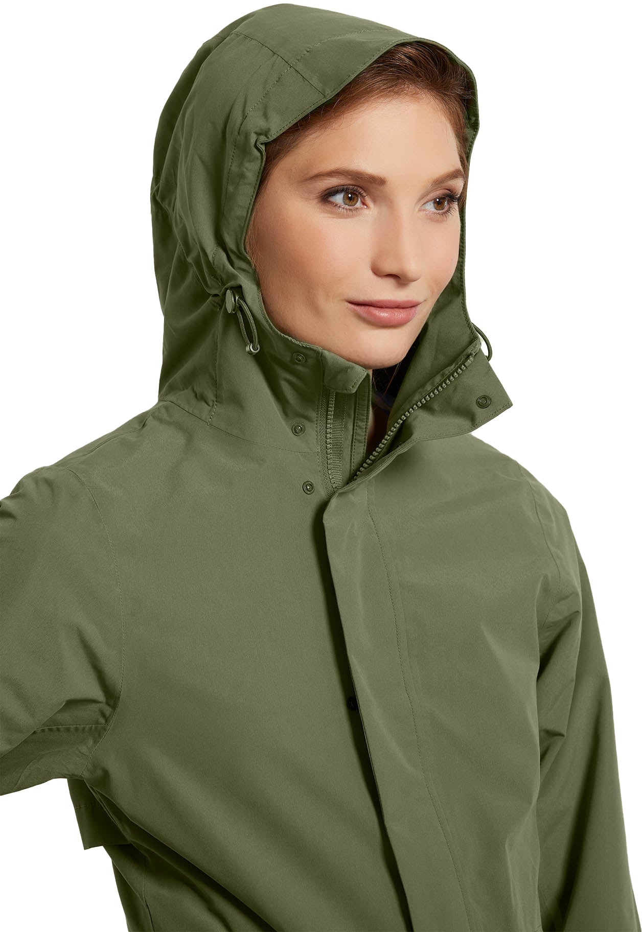Basil Mosse Regenparka Damen oliv