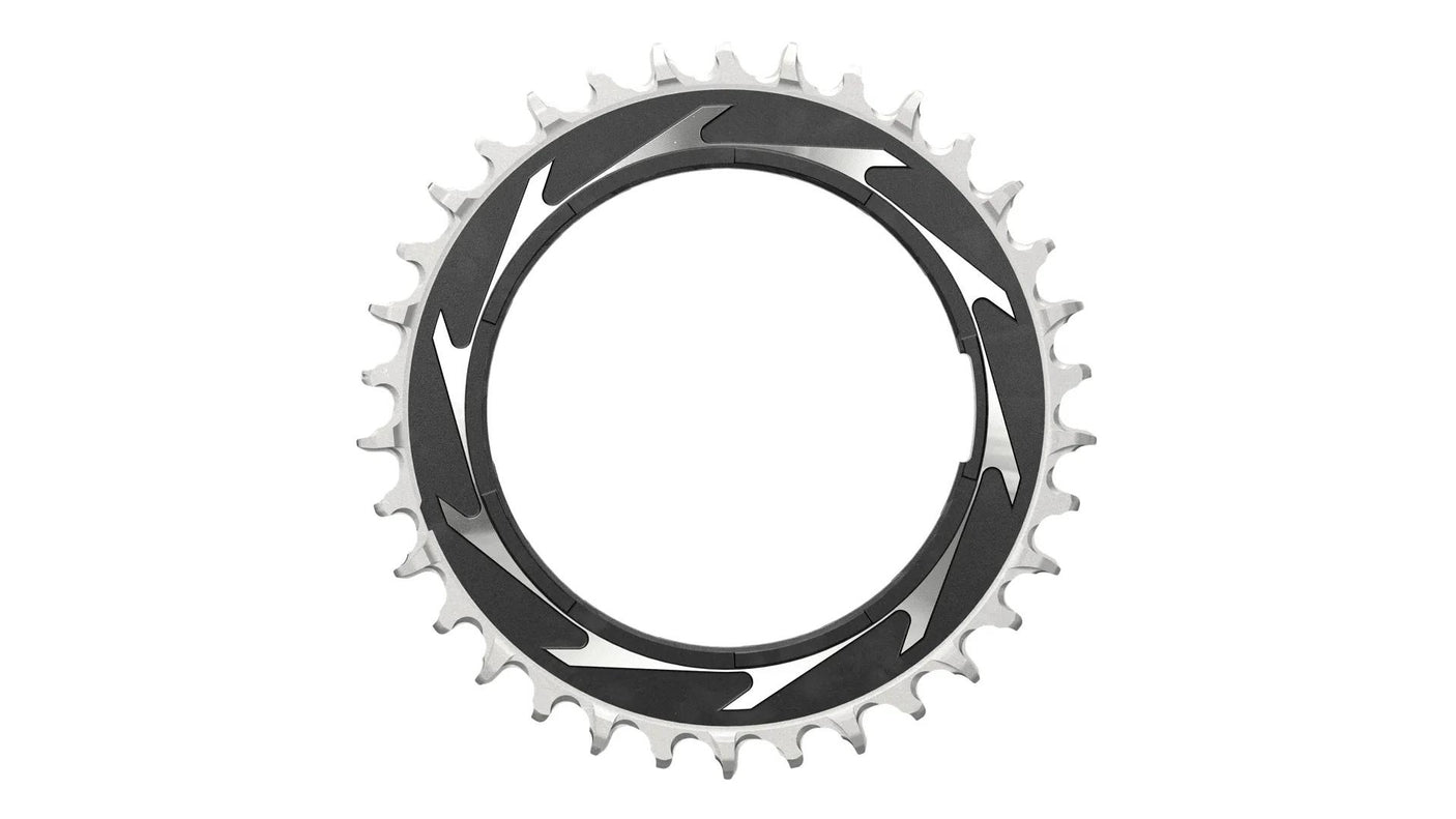 SRAM Eagle T-Type Powermeter Kettenblatt 34Z 12-fach 3mm Offset schwarz/silber