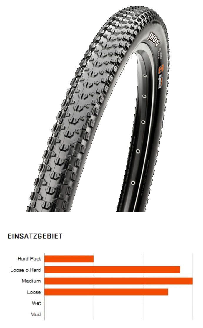 Maxxis Ikon 29" Dual TR EXO faltbar