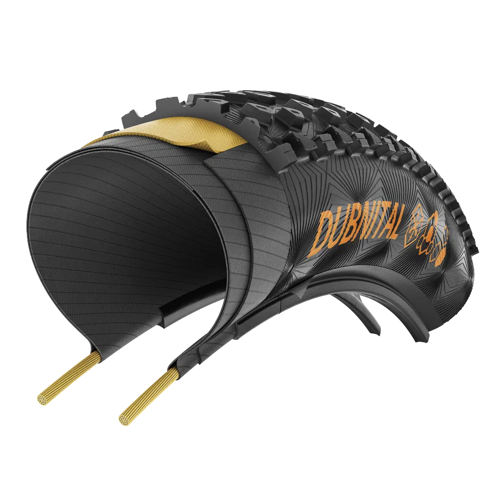 Continental Dubnital Trail Grip Falt 28" Faltreifen schwarz / schwarz skin