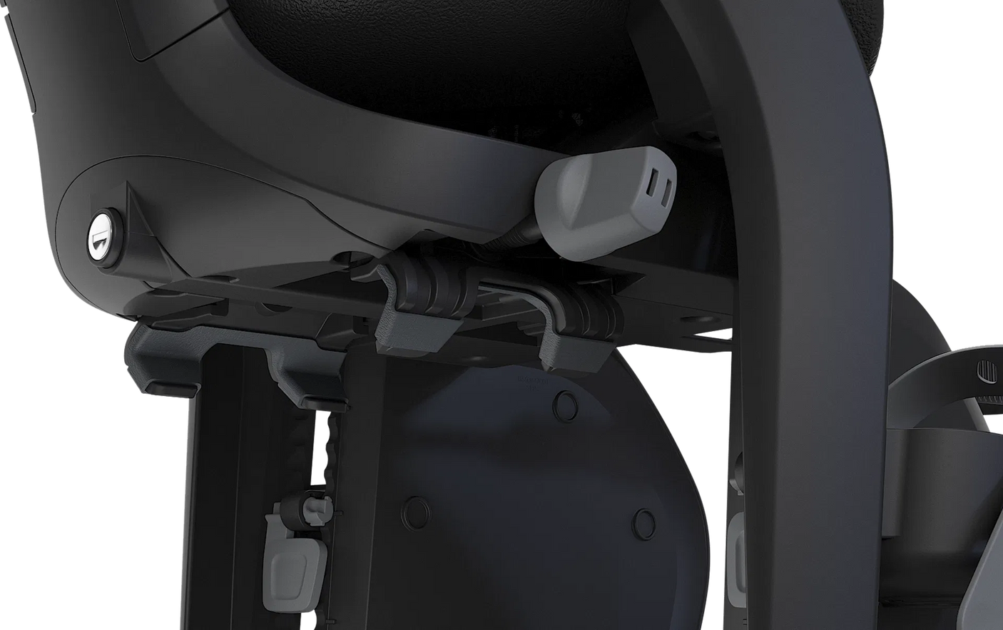 Thule Yepp 2 Maxi Alaska blau, Gepäckträger-Befestigung