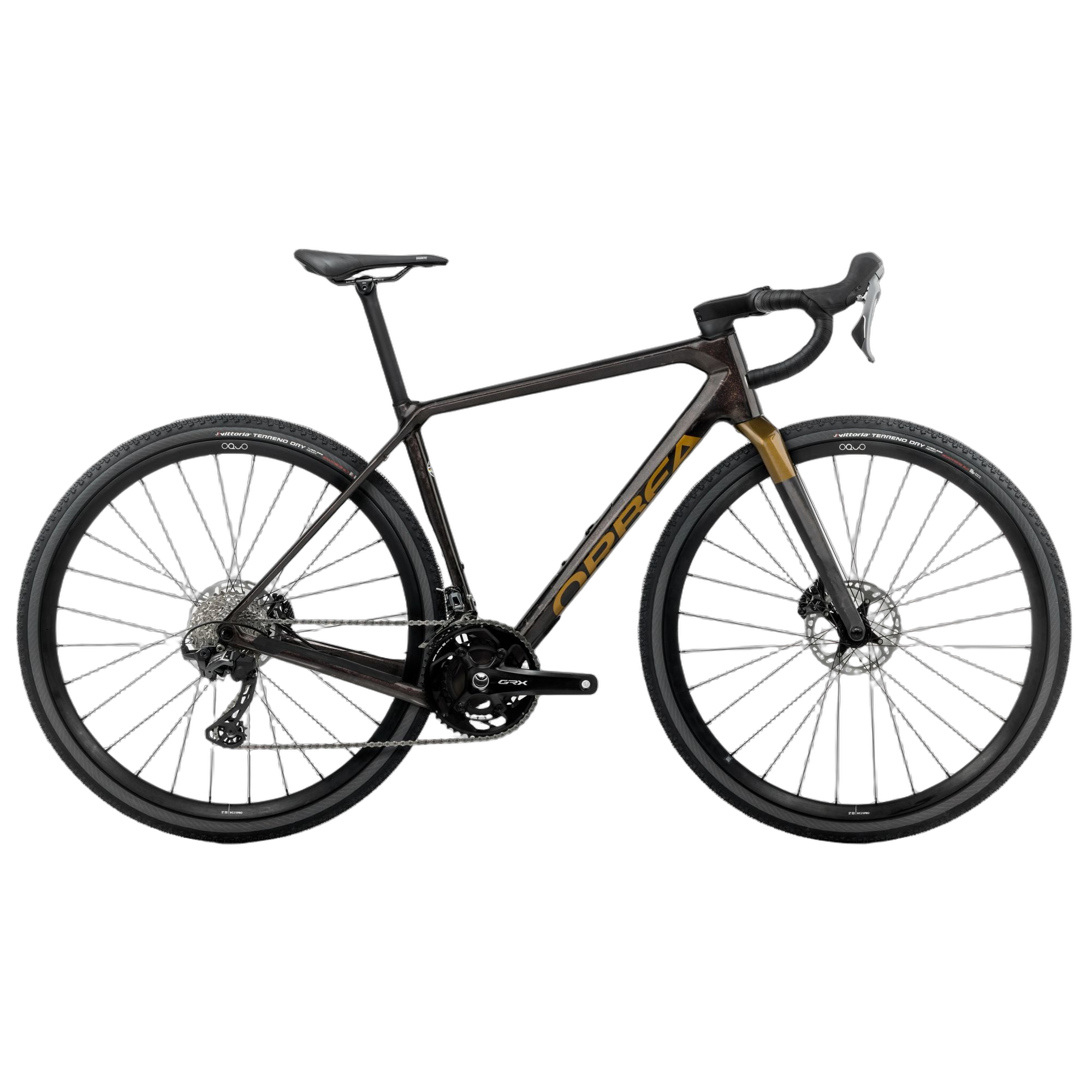 Orbea TERRA M20TEAM Cosmic Carbon View - Metallic Olive Green Gloss (2025)