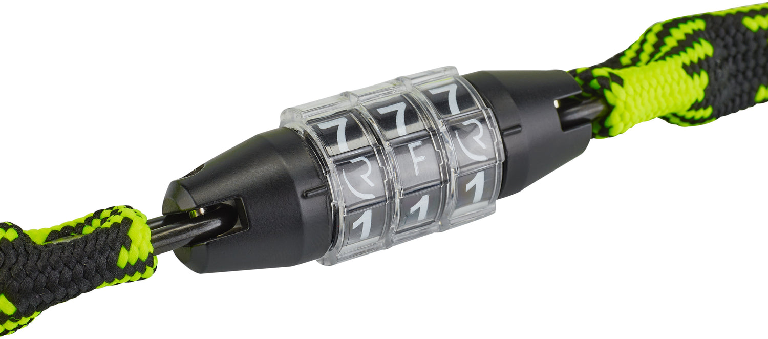 RFR Zahlenkettenschloss Style CMPT neon yellow´n´black