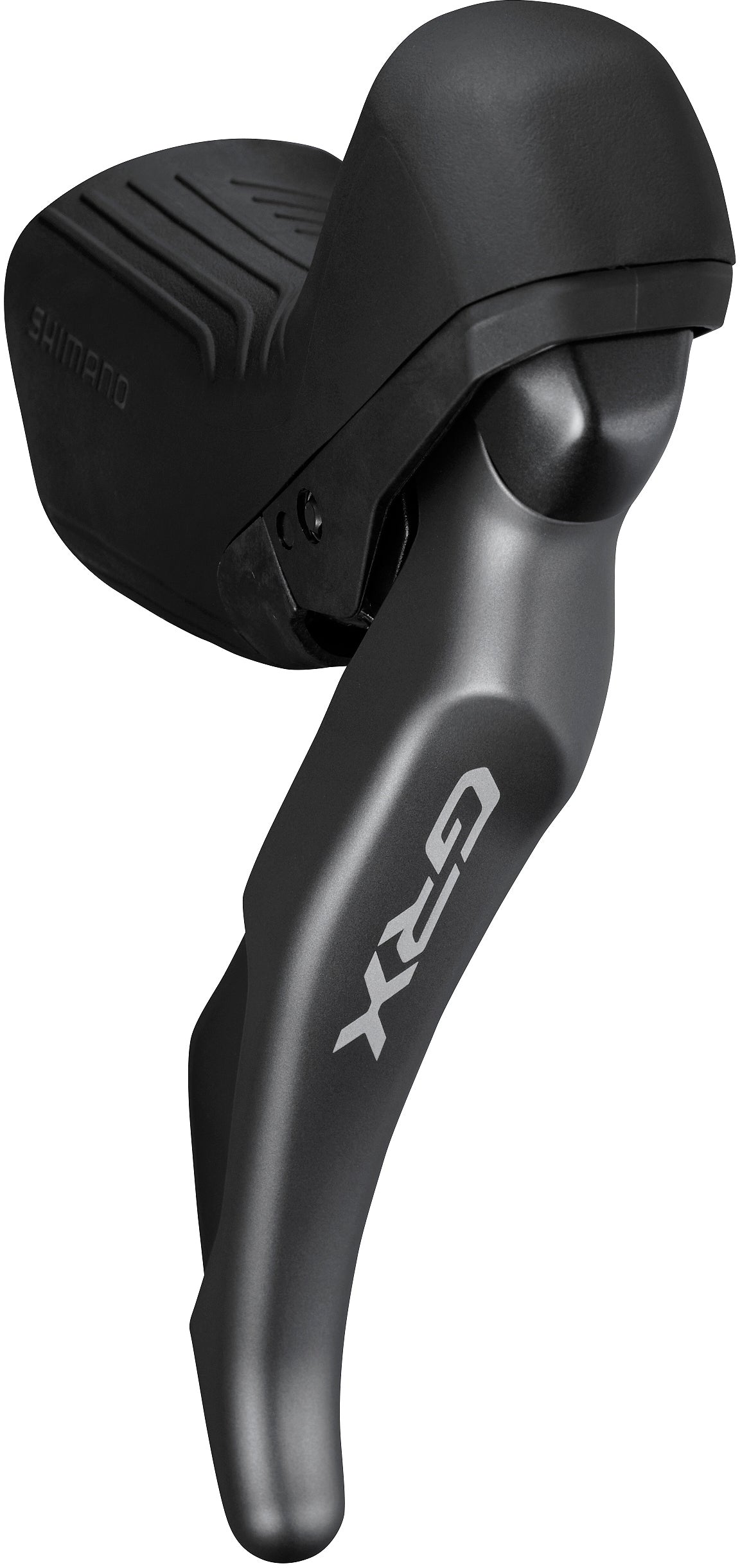 Shimano GRX ST-RX820/BR-RX820 Scheibenbremsset Hinten Flat Mount 12-fach grau/schwarz