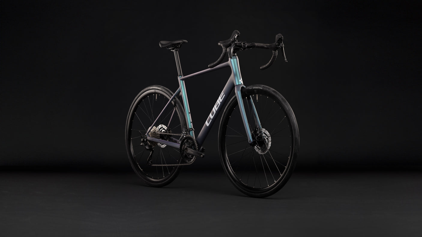Cube Attain Race smaragdgrey´n´white (2027)