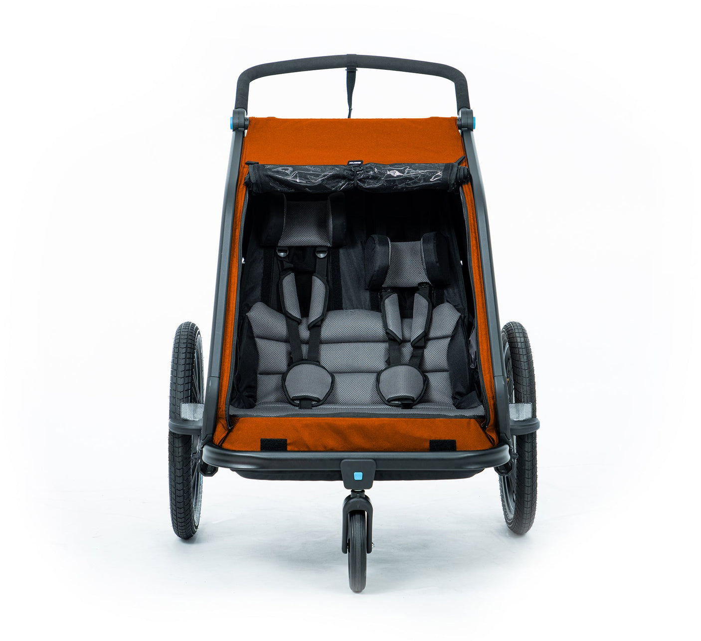 CUBE Kinder Fahrradanhänger Double CMPT X Actionteam