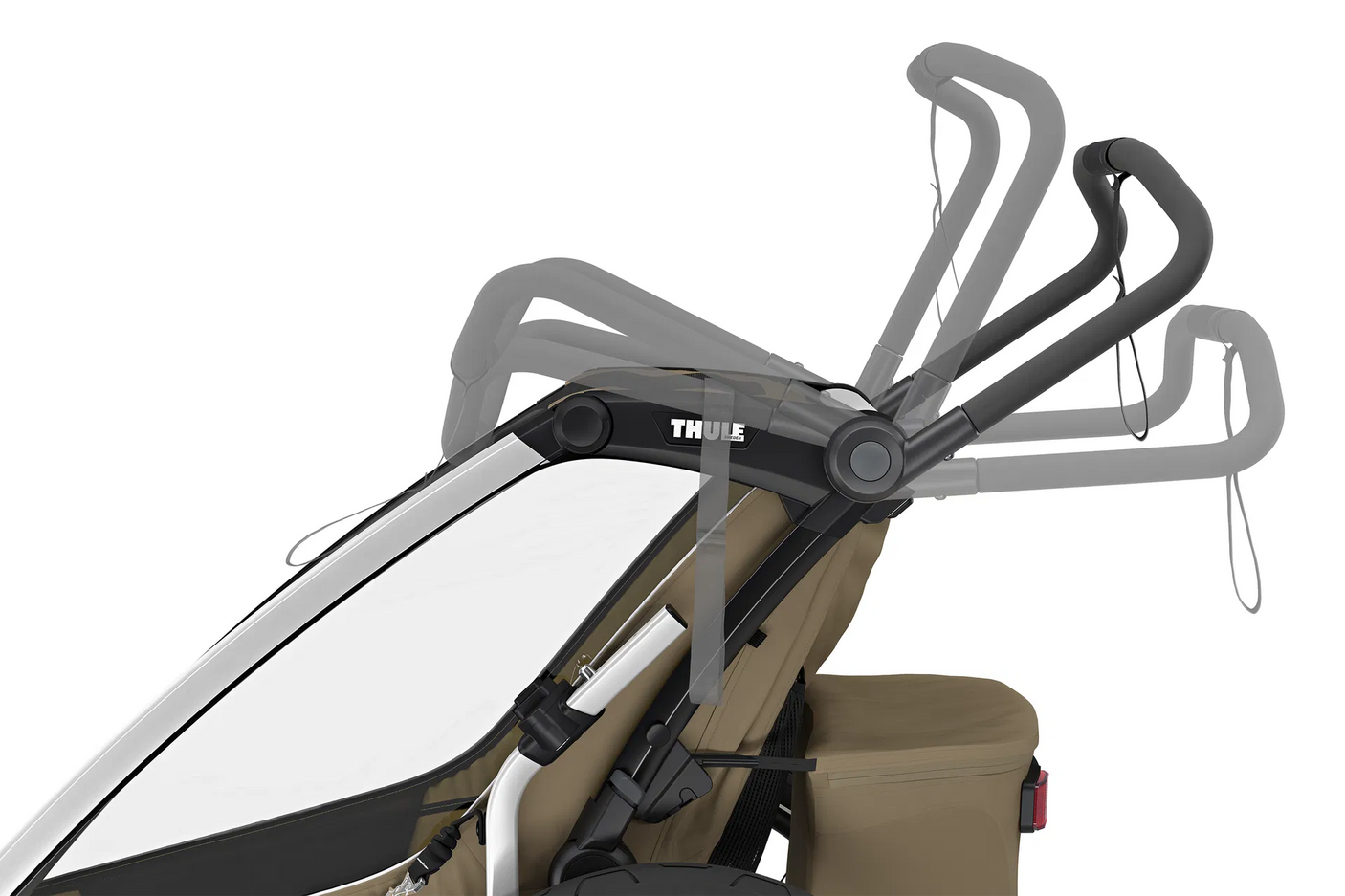 Thule Chariot Cross 2 Double Kinderanhänger faded khaki