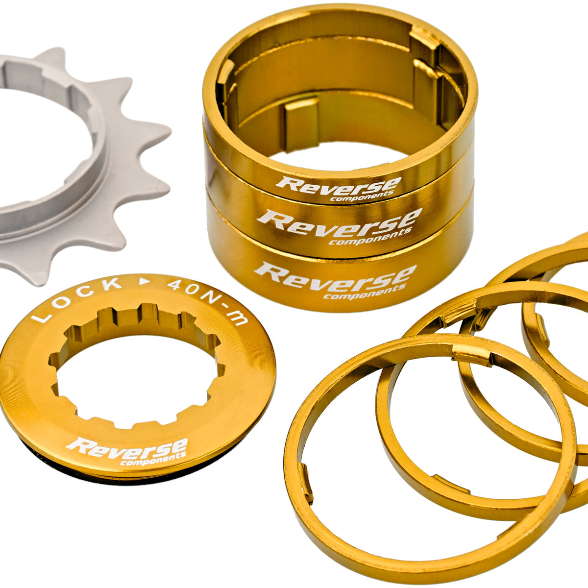 singlespeed fahrrad zubehör Reverse Single Speed Kit gold