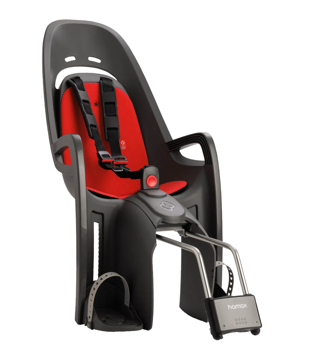 Hamax Kindersitz Hamax Zenith Rahmenhalterung rot/grau