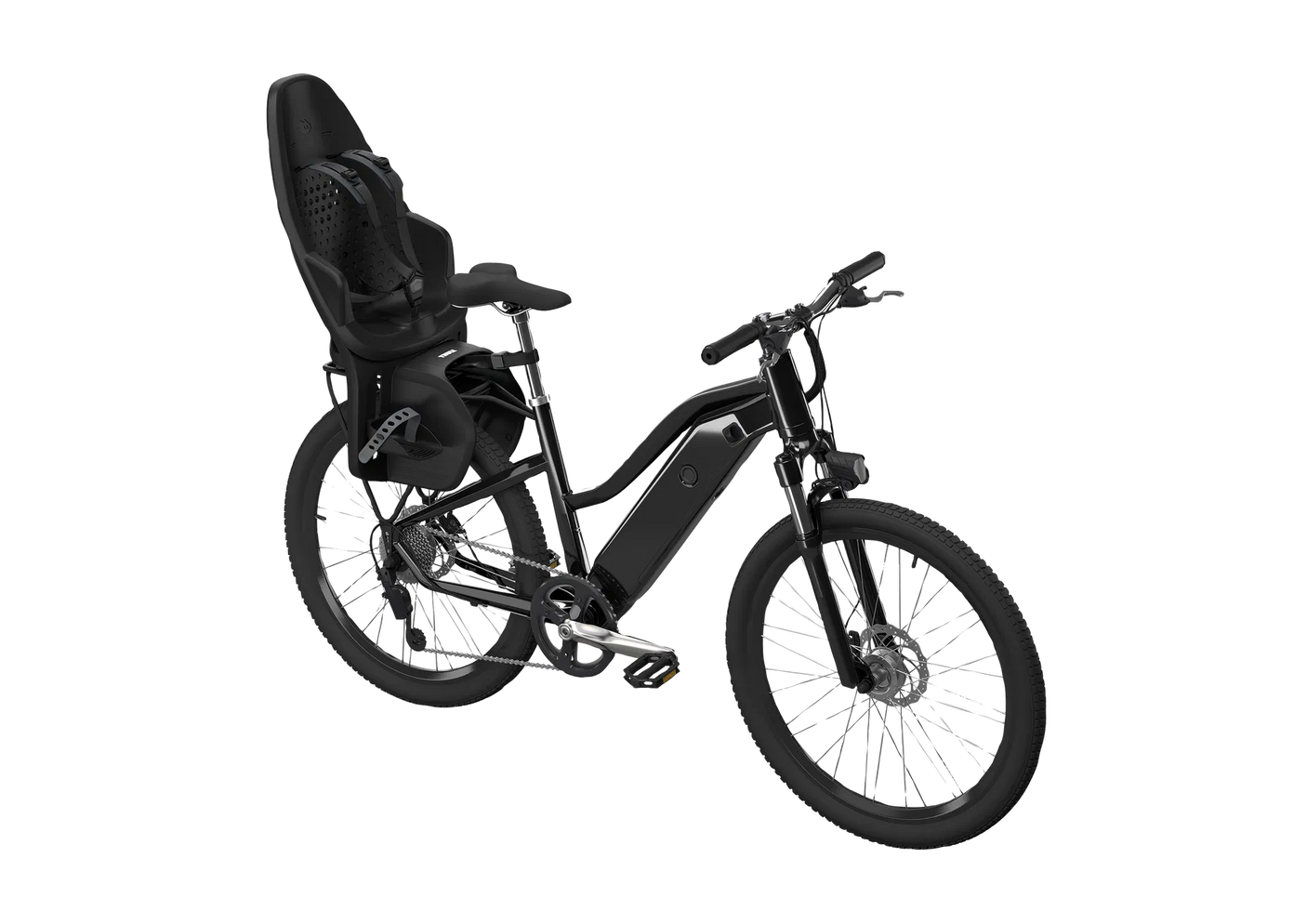 Thule Yepp 2 MIK HD midnight black, Gepäckträger-Befestigung