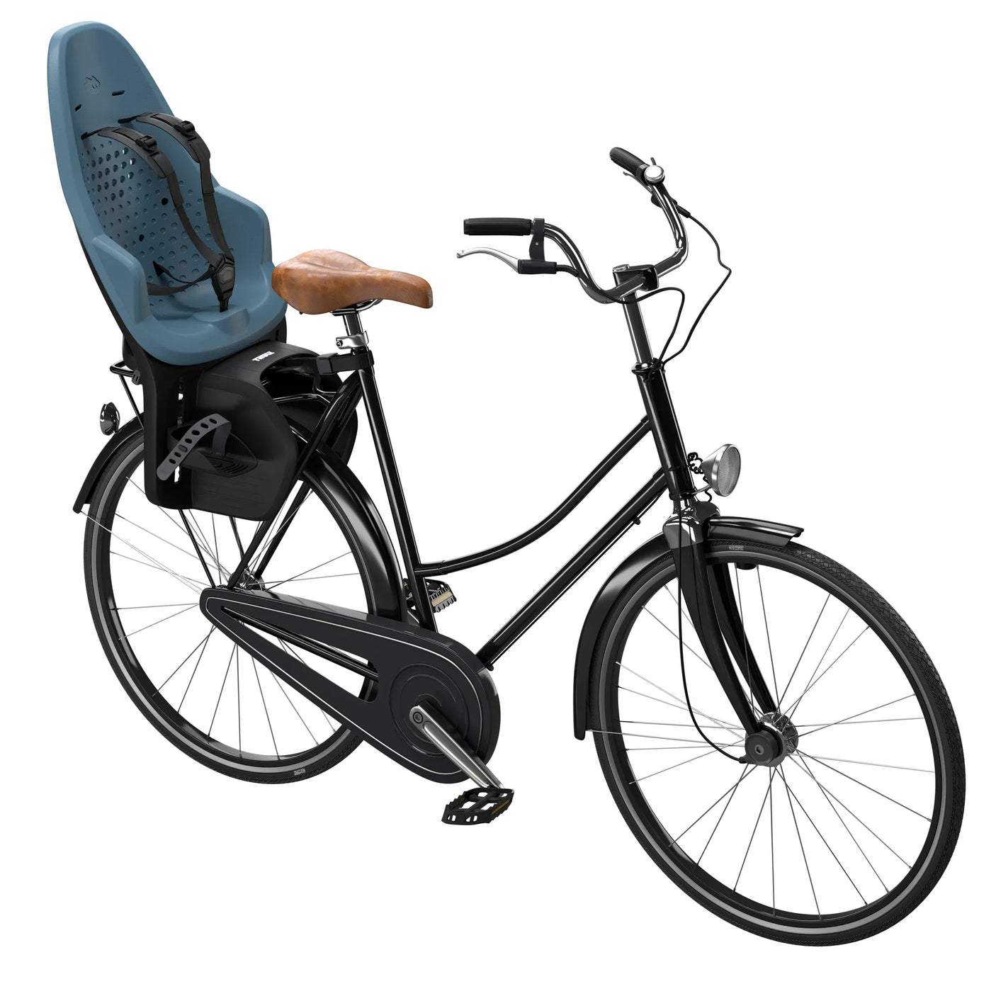 Thule Yepp 2 Maxi Aegean blau, Gepäckträger-Befestigung