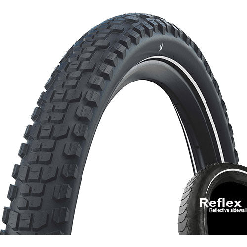 Schwalbe HYBRID JOHNNY WATTS ADDIX Radial E-50 29" Tubeless Ready reflex schwarz